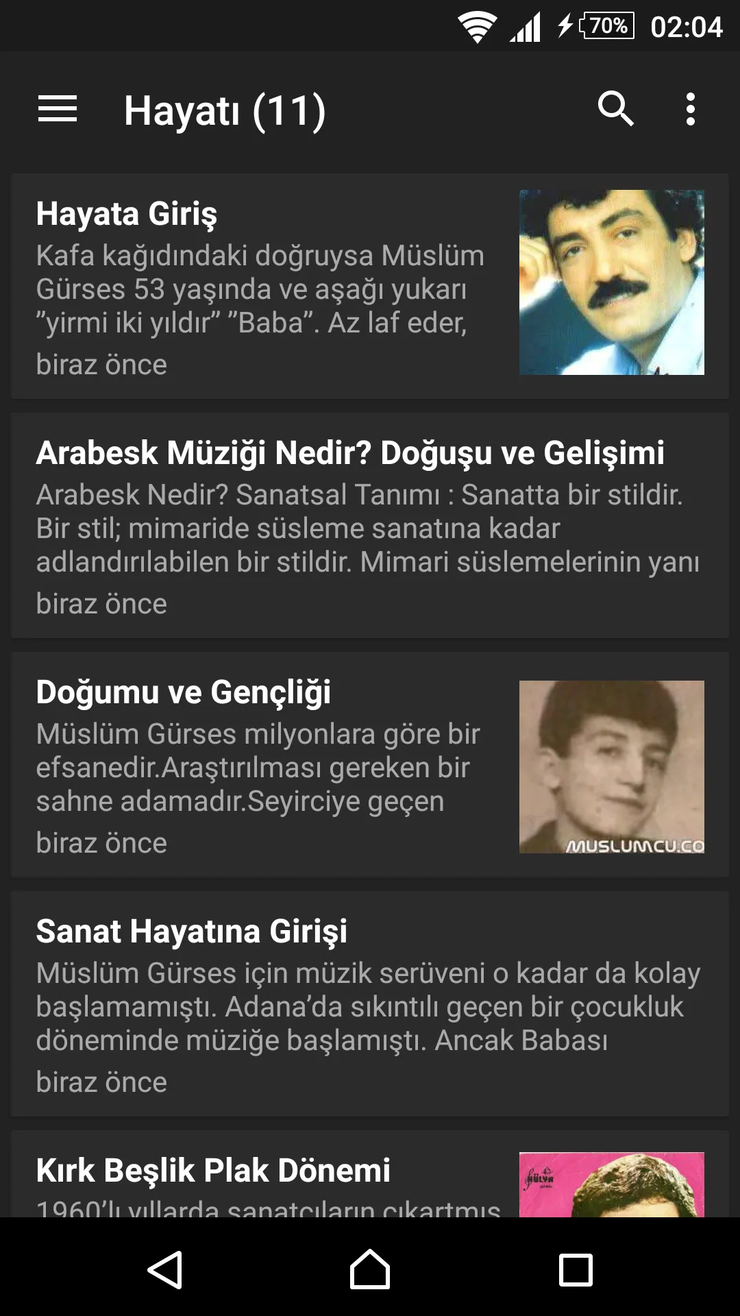 Müslüm Gürses | Indus Appstore | Screenshot