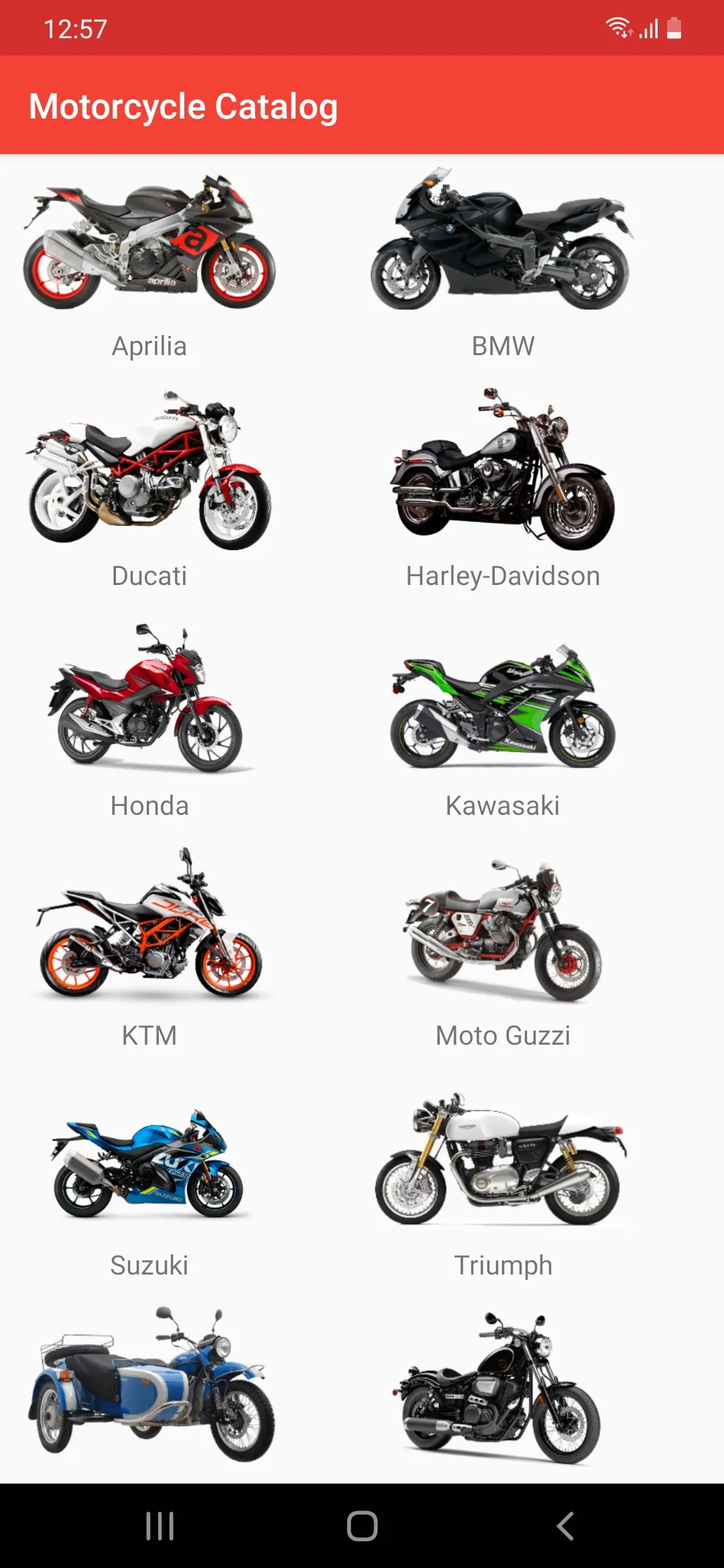 Moto Catalog: all about bikes | Indus Appstore | Screenshot