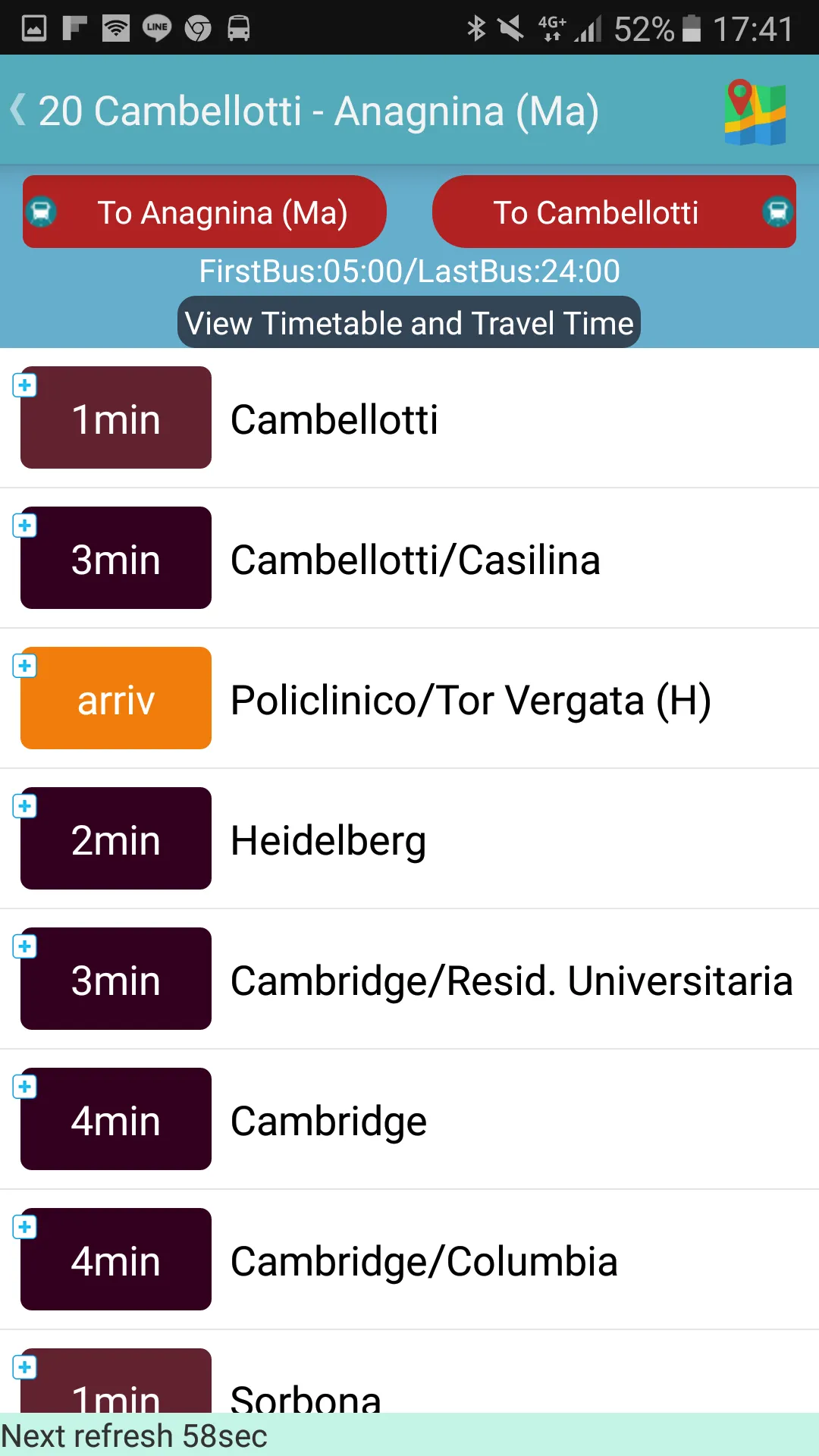 Rome Bus Realtime Tracker | Indus Appstore | Screenshot