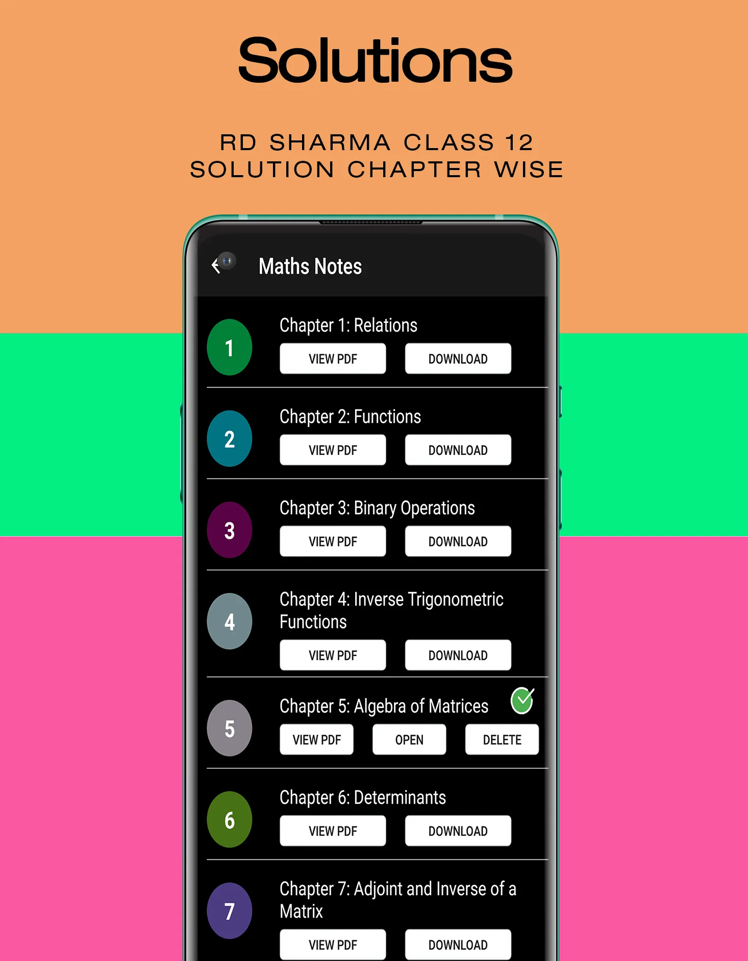 RD Sharma Class 12 Offline Mat | Indus Appstore | Screenshot