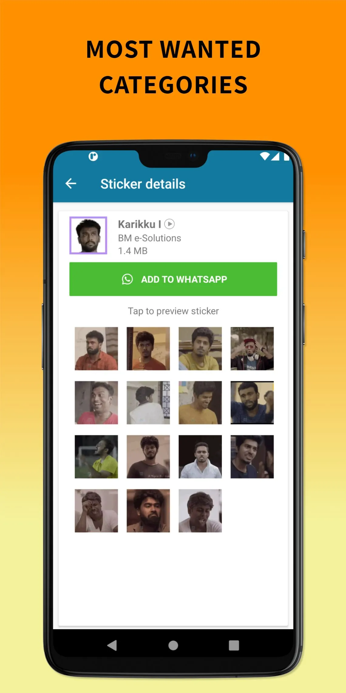 Malayalam Animated Stickers | Indus Appstore | Screenshot