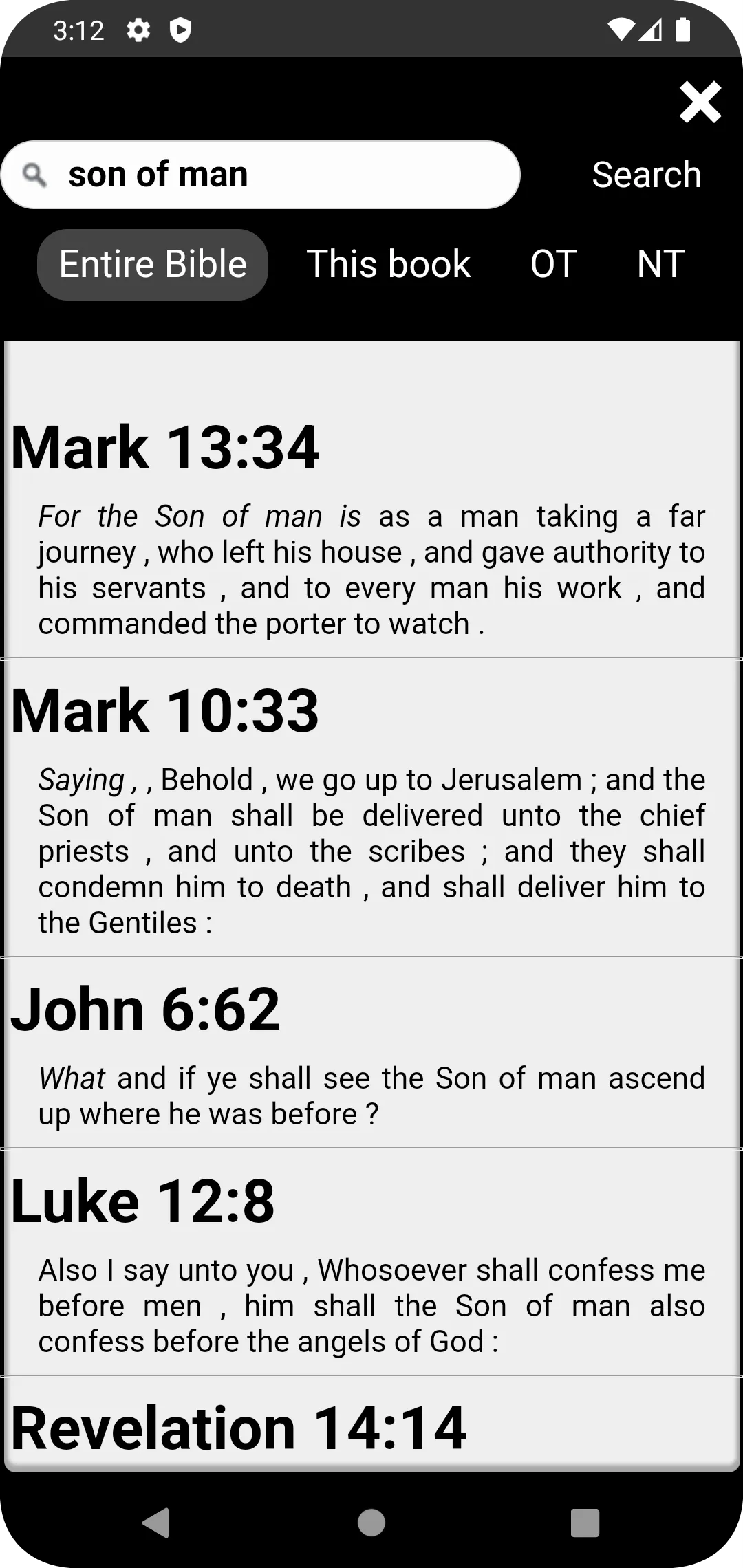 Touch Bible (KJV Only Bible) | Indus Appstore | Screenshot