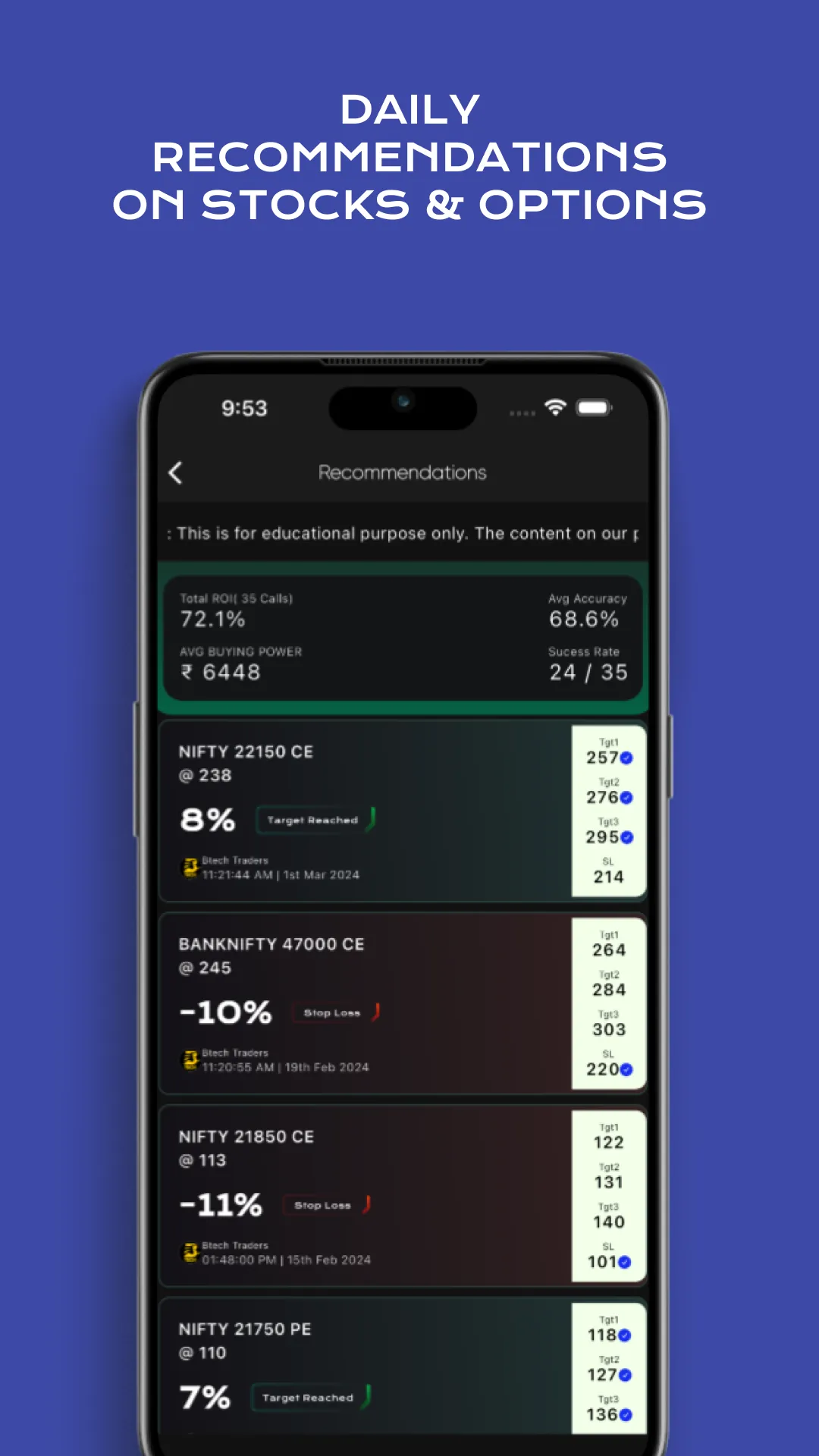 StockEx Virtual Option Trading | Indus Appstore | Screenshot