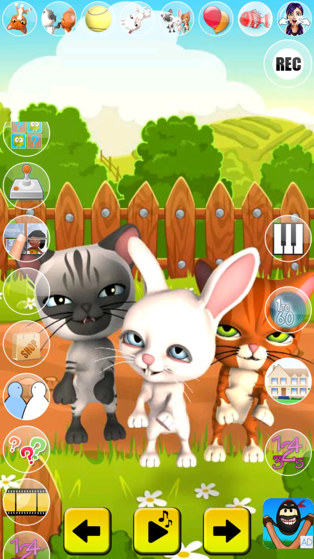 Talking Cat and Bunny | Indus Appstore | Screenshot