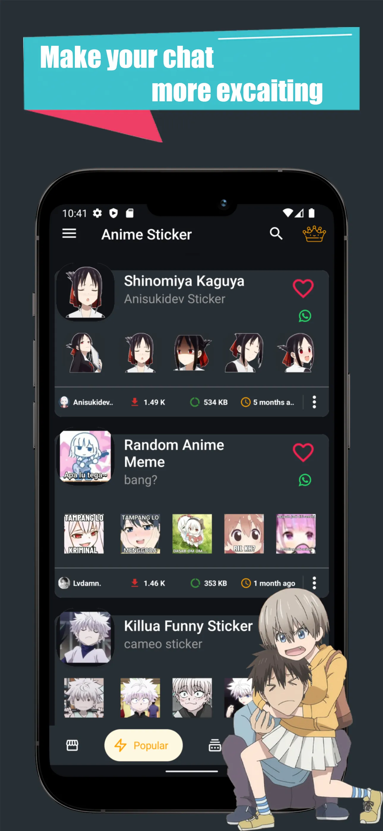 +100000 Anime Stickers for WA | Indus Appstore | Screenshot