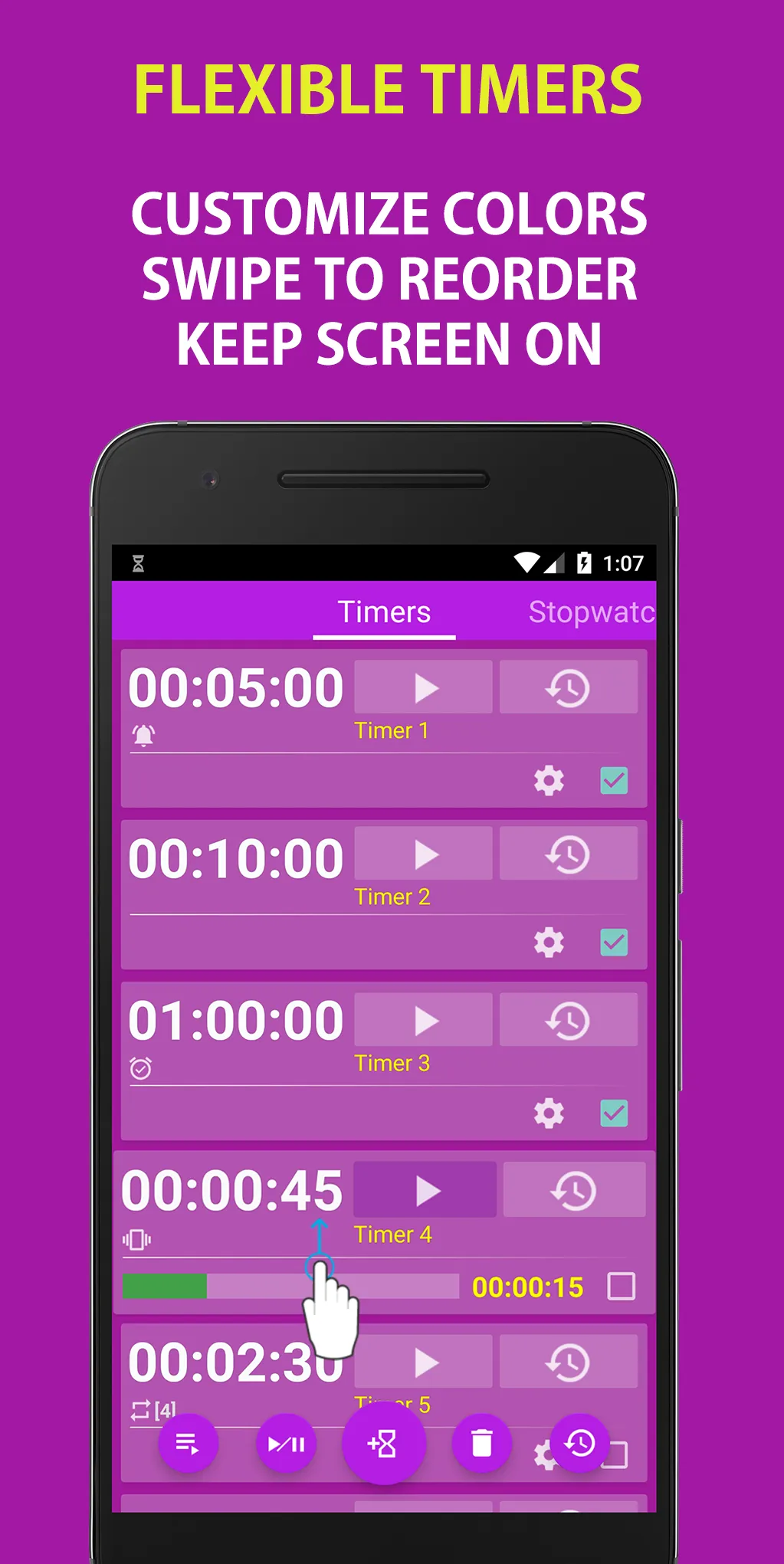 Multi Timer and Stopwatch | Indus Appstore | Screenshot