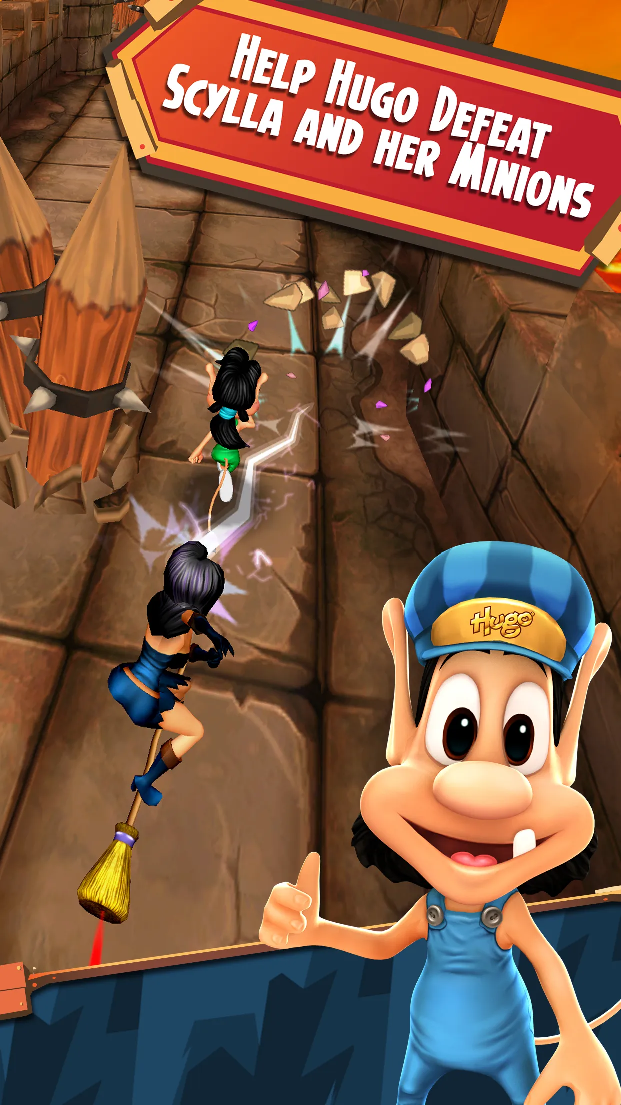 Hugo Troll Race 2: Rail Rush | Indus Appstore | Screenshot