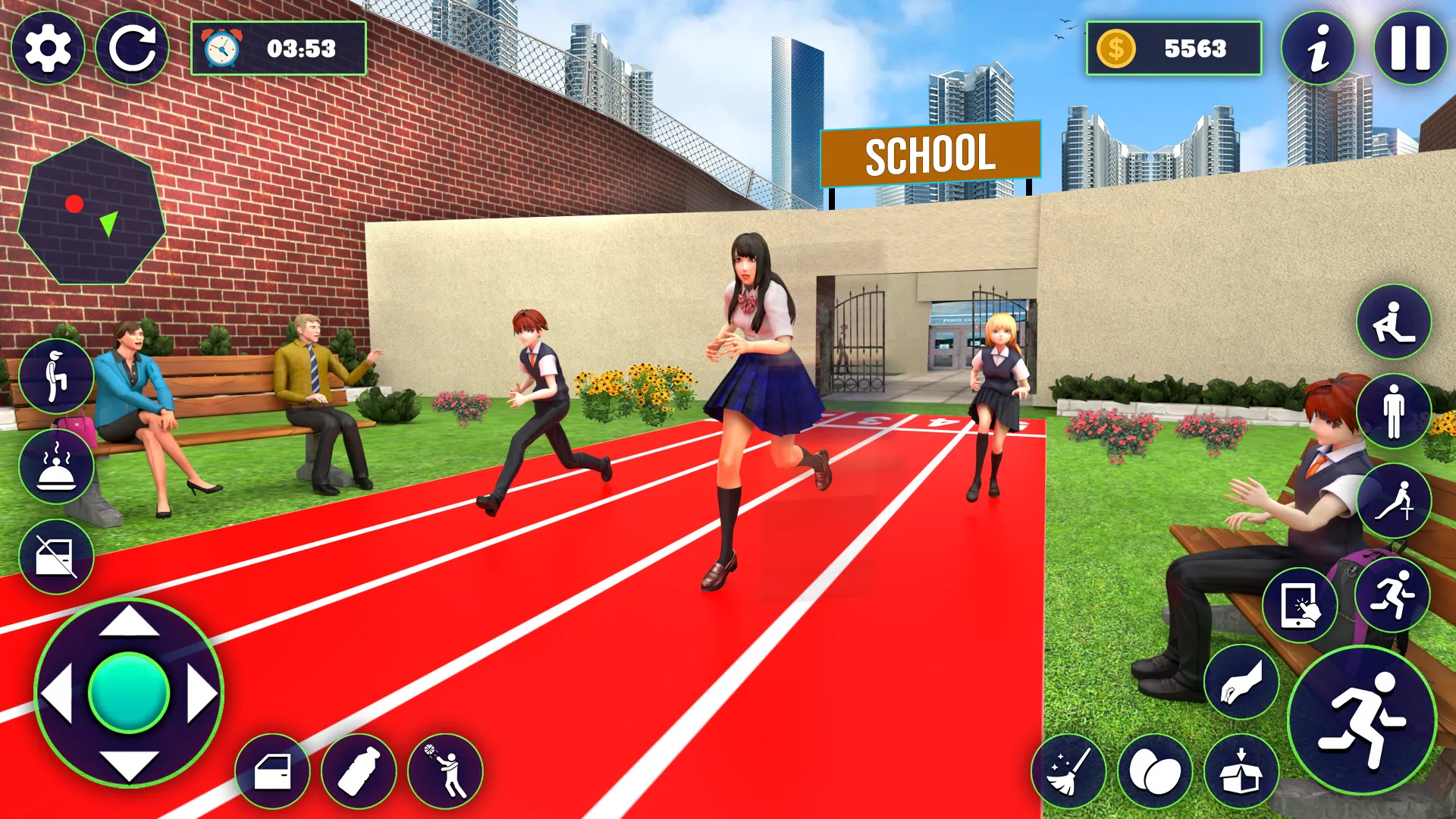 School Girl Life Simulator 3D | Indus Appstore | Screenshot