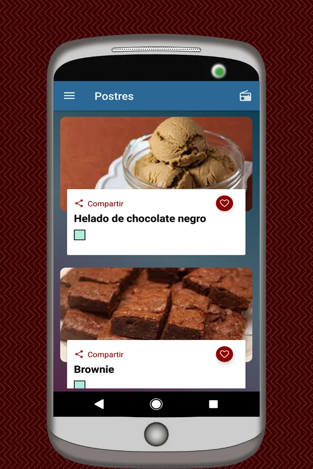 Recetas de Postres y Tortas | Indus Appstore | Screenshot