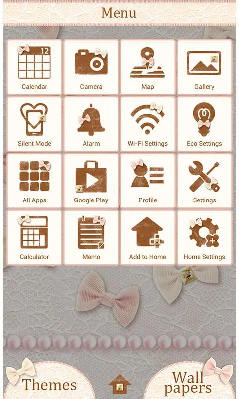 Lace & Ribbons Theme +HOME | Indus Appstore | Screenshot