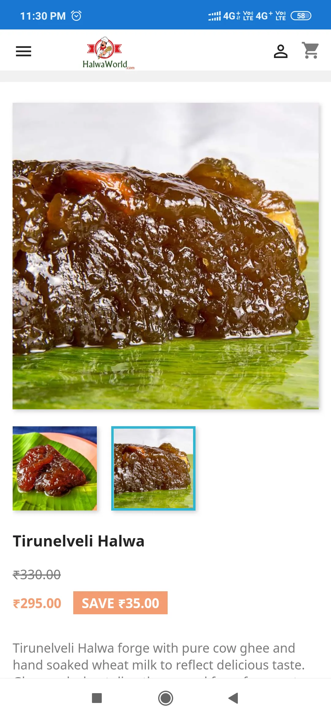 HalwaWorld - Tirunelveli Halwa | Indus Appstore | Screenshot