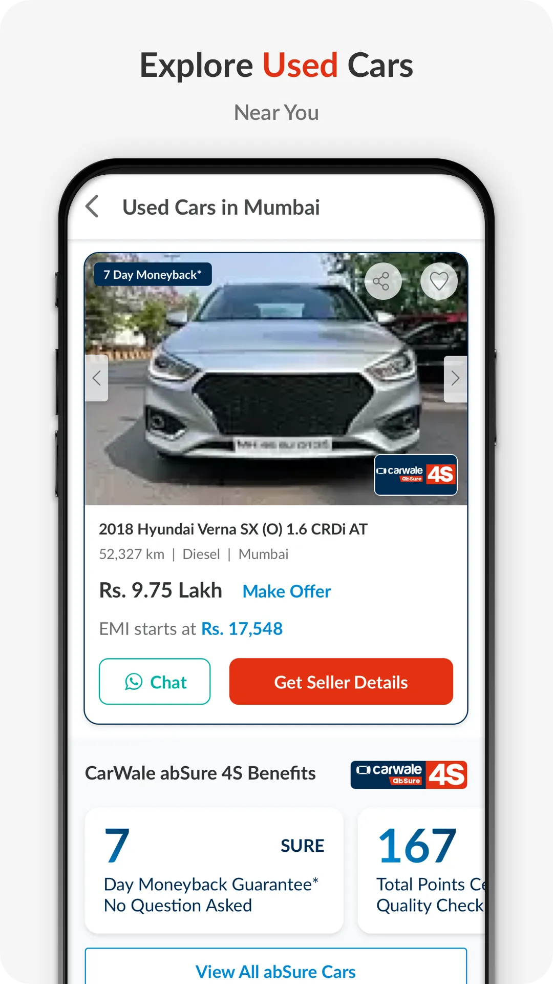 CarWale: Buy-Sell New/Used Car | Indus Appstore | Screenshot
