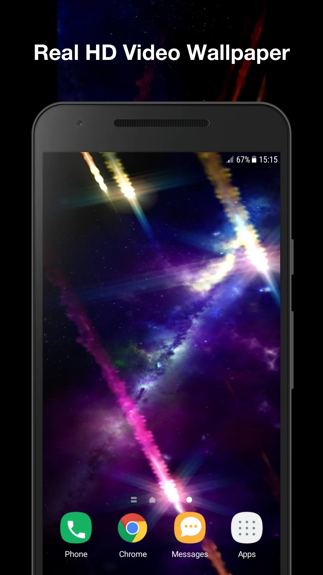 Meteor Shower Live Wallpaper | Indus Appstore | Screenshot