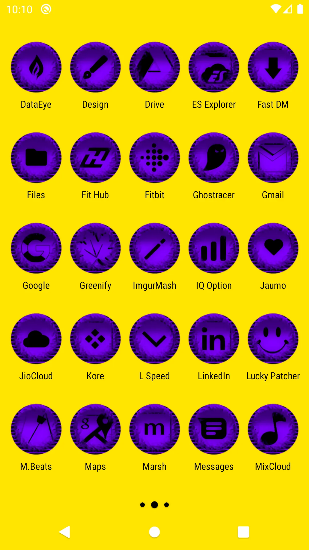 Purple Icon Pack Style 5 | Indus Appstore | Screenshot