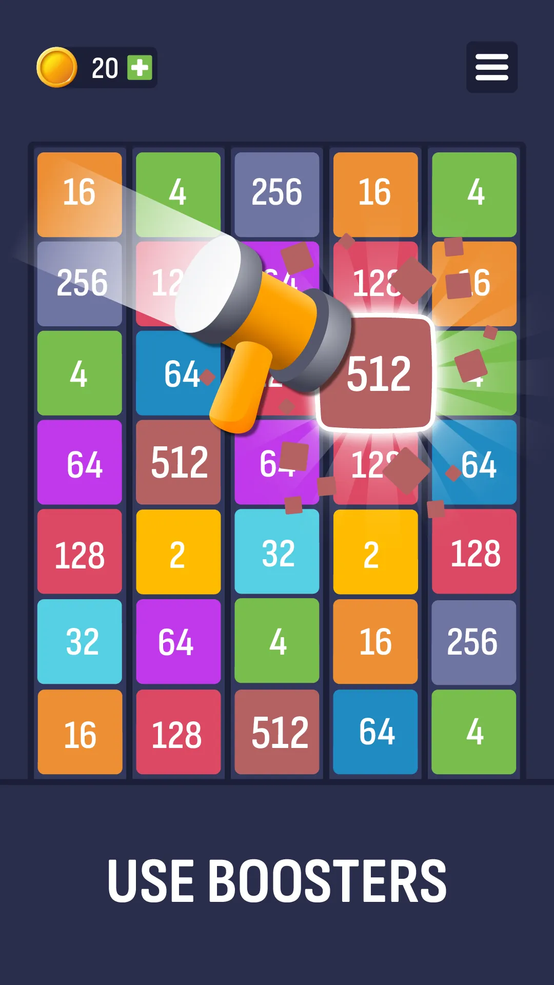 X2 Puzzle: Number Merge 2048 | Indus Appstore | Screenshot