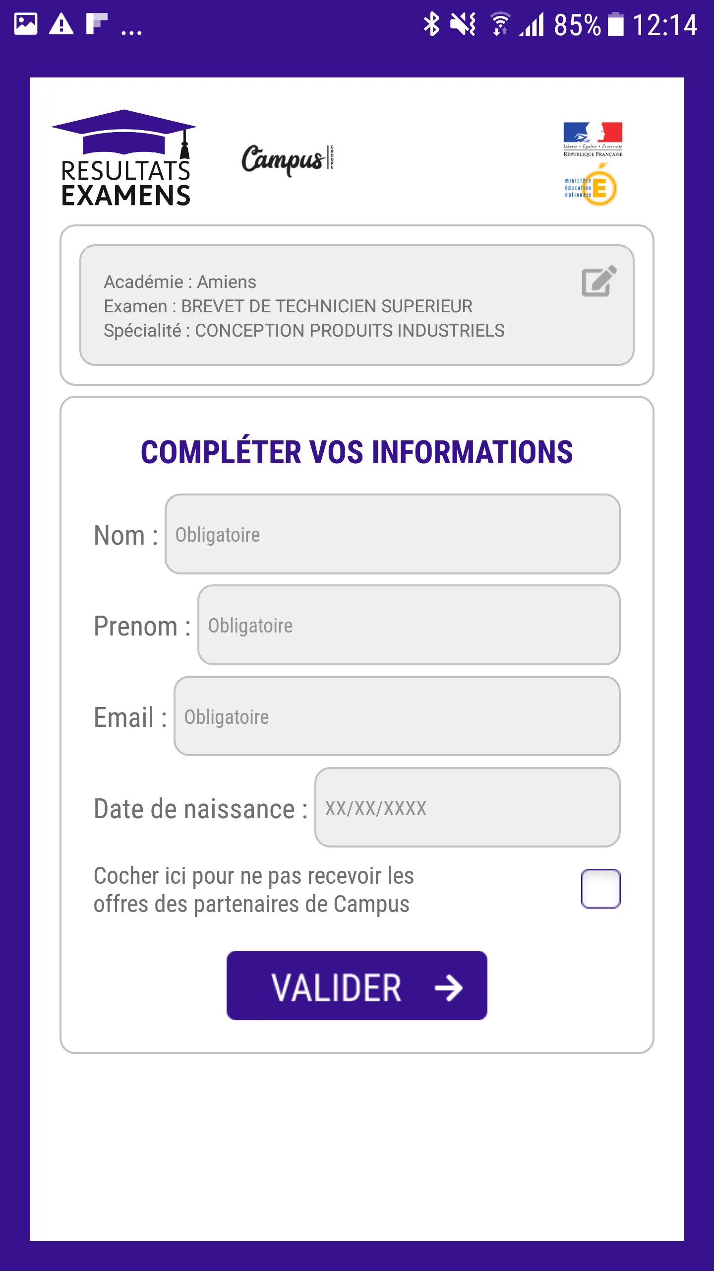 Résultat Examens 2024 | Indus Appstore | Screenshot