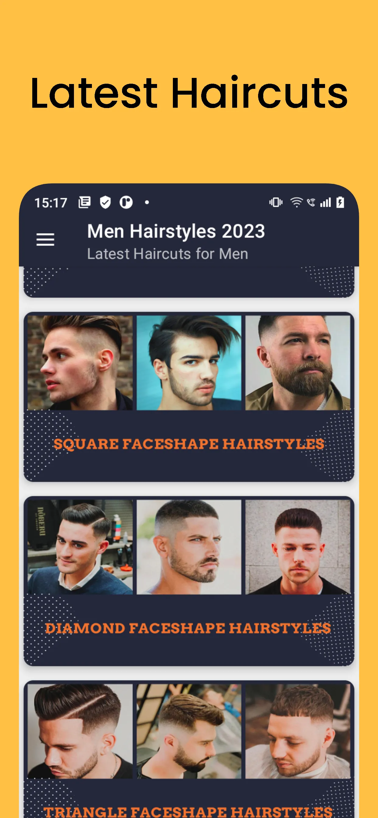 Haircuts Men 2024 | Hairstyles | Indus Appstore | Screenshot