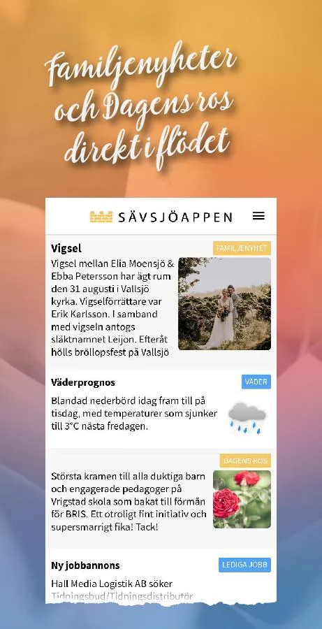 SävsjöAppen | Indus Appstore | Screenshot