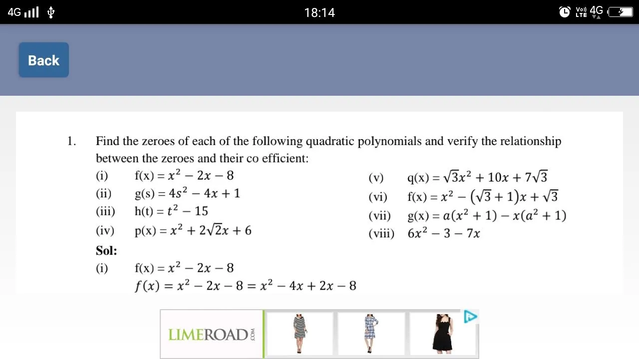 RD Sharma Class 10 Maths Solut | Indus Appstore | Screenshot