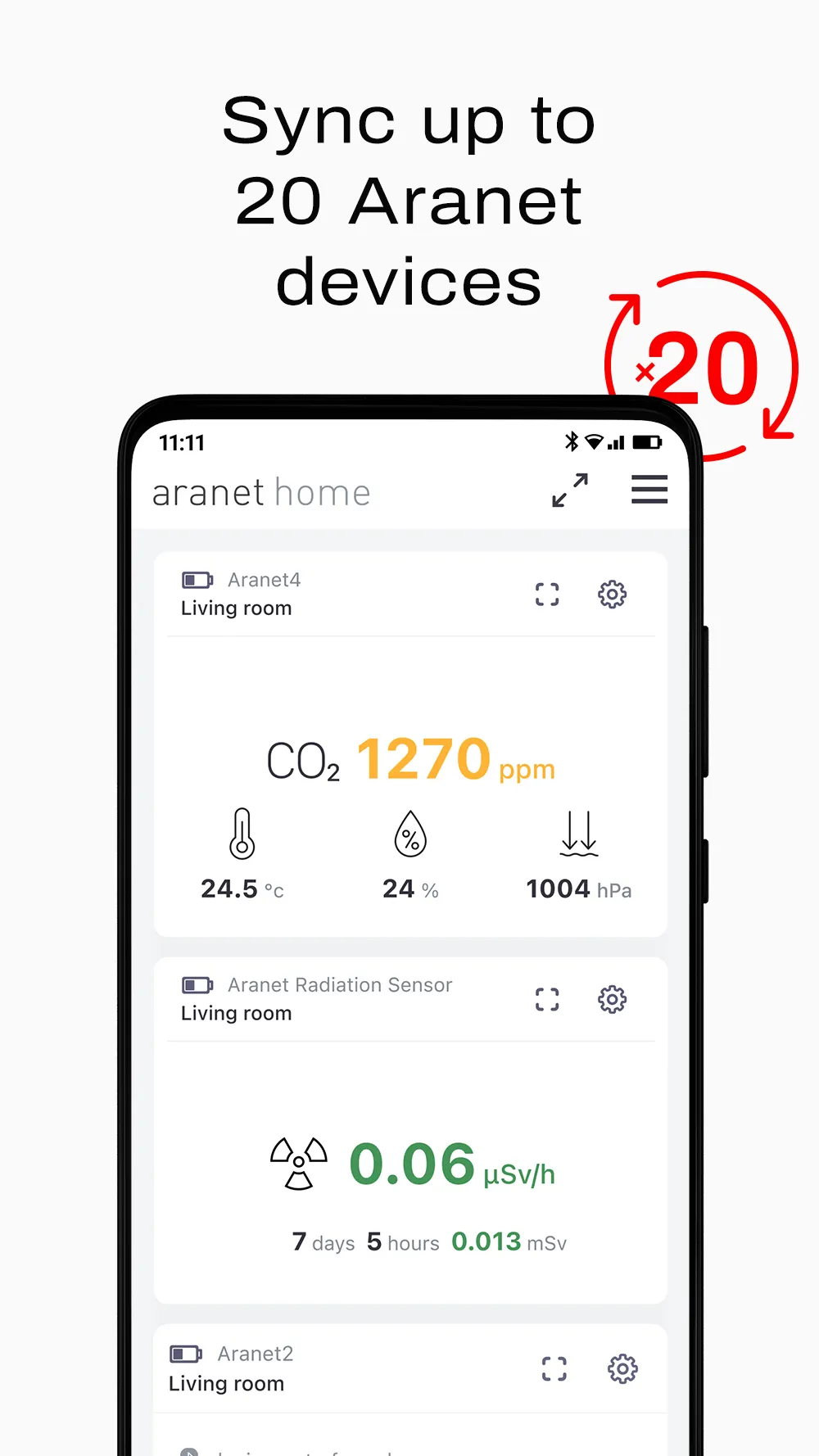 Aranet Home | Indus Appstore | Screenshot