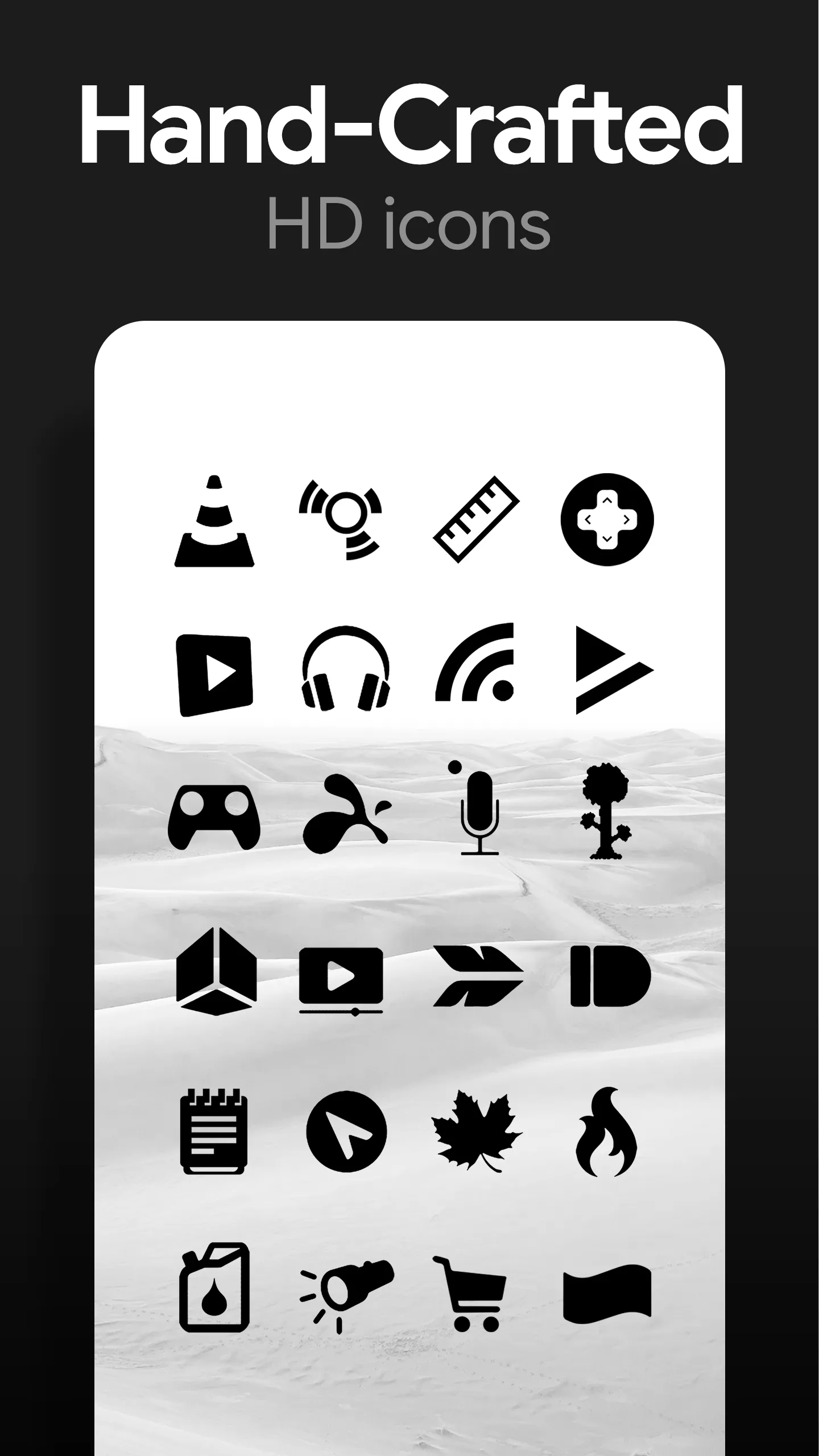 Flight Dark - Icon Pack | Indus Appstore | Screenshot