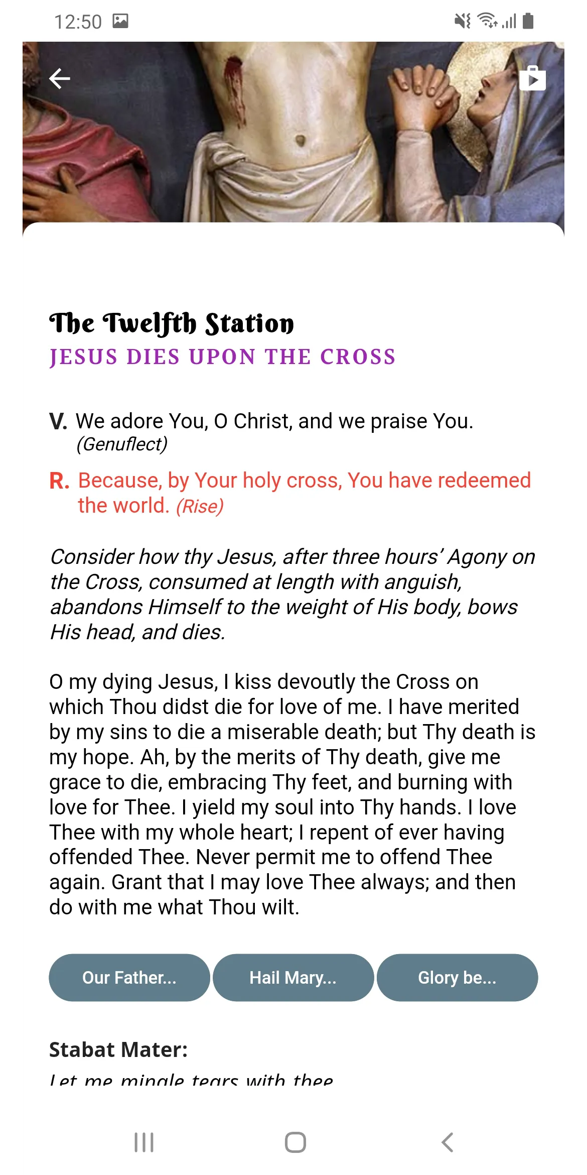 Stations Of the Cross | Indus Appstore | Screenshot