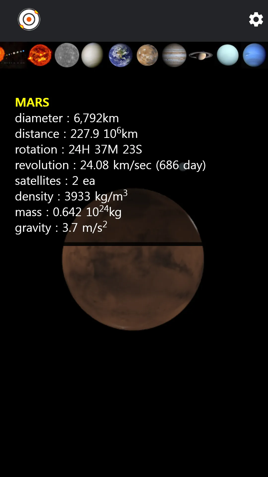 Solar System - 3D   Real Scale | Indus Appstore | Screenshot