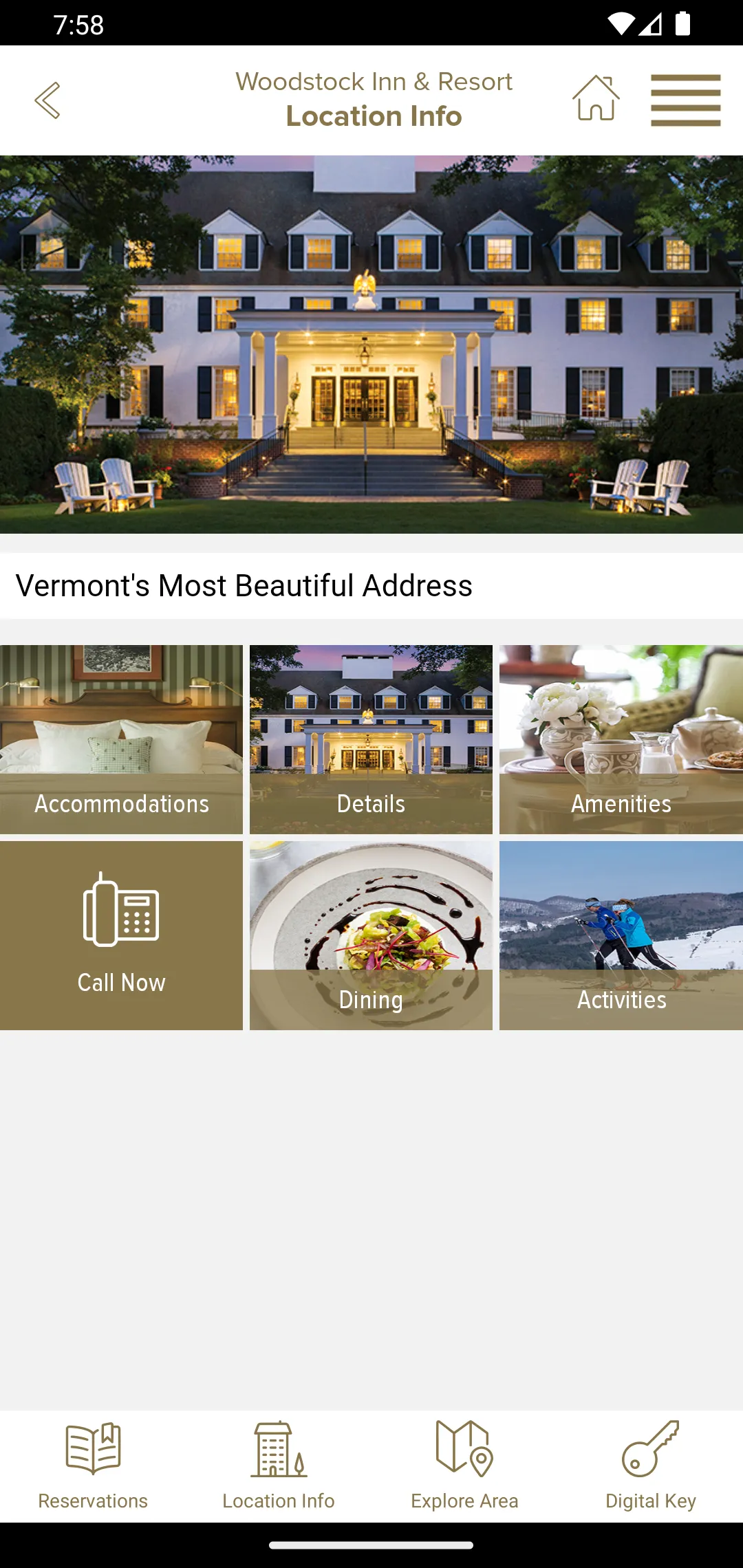 Woodstock Inn & Resort | Indus Appstore | Screenshot