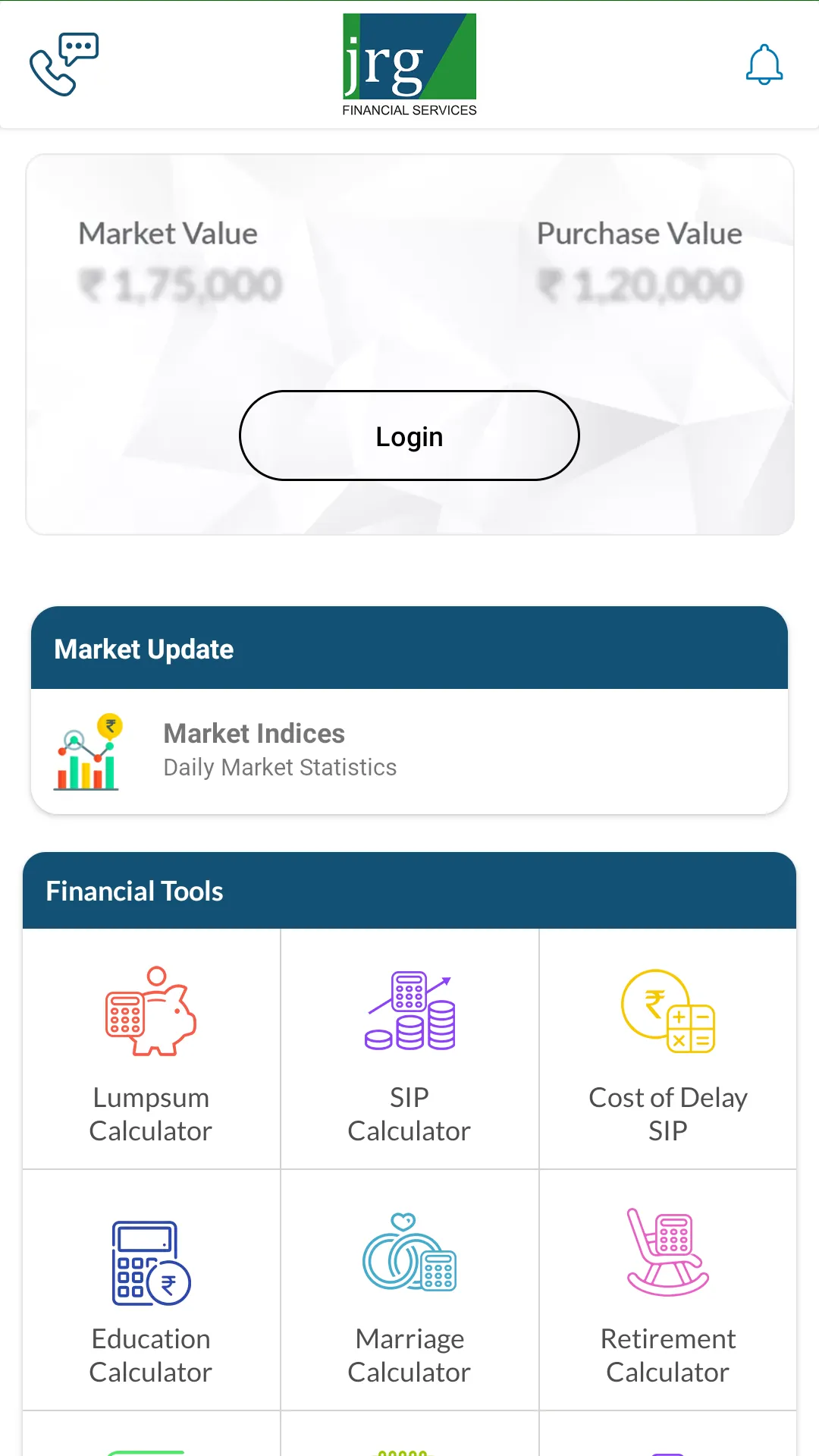 JRG Financial | Indus Appstore | Screenshot