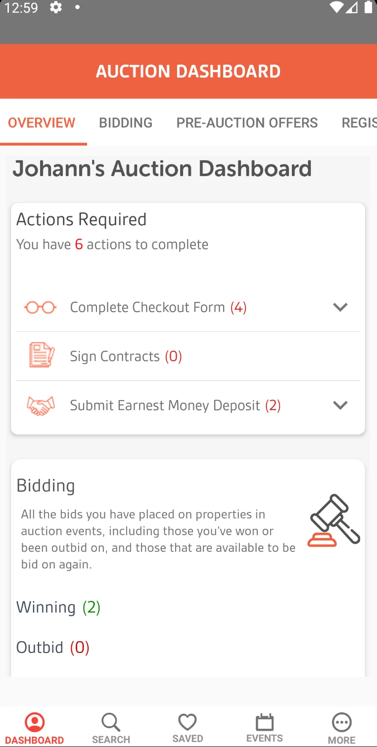 Xome Auctions | Indus Appstore | Screenshot