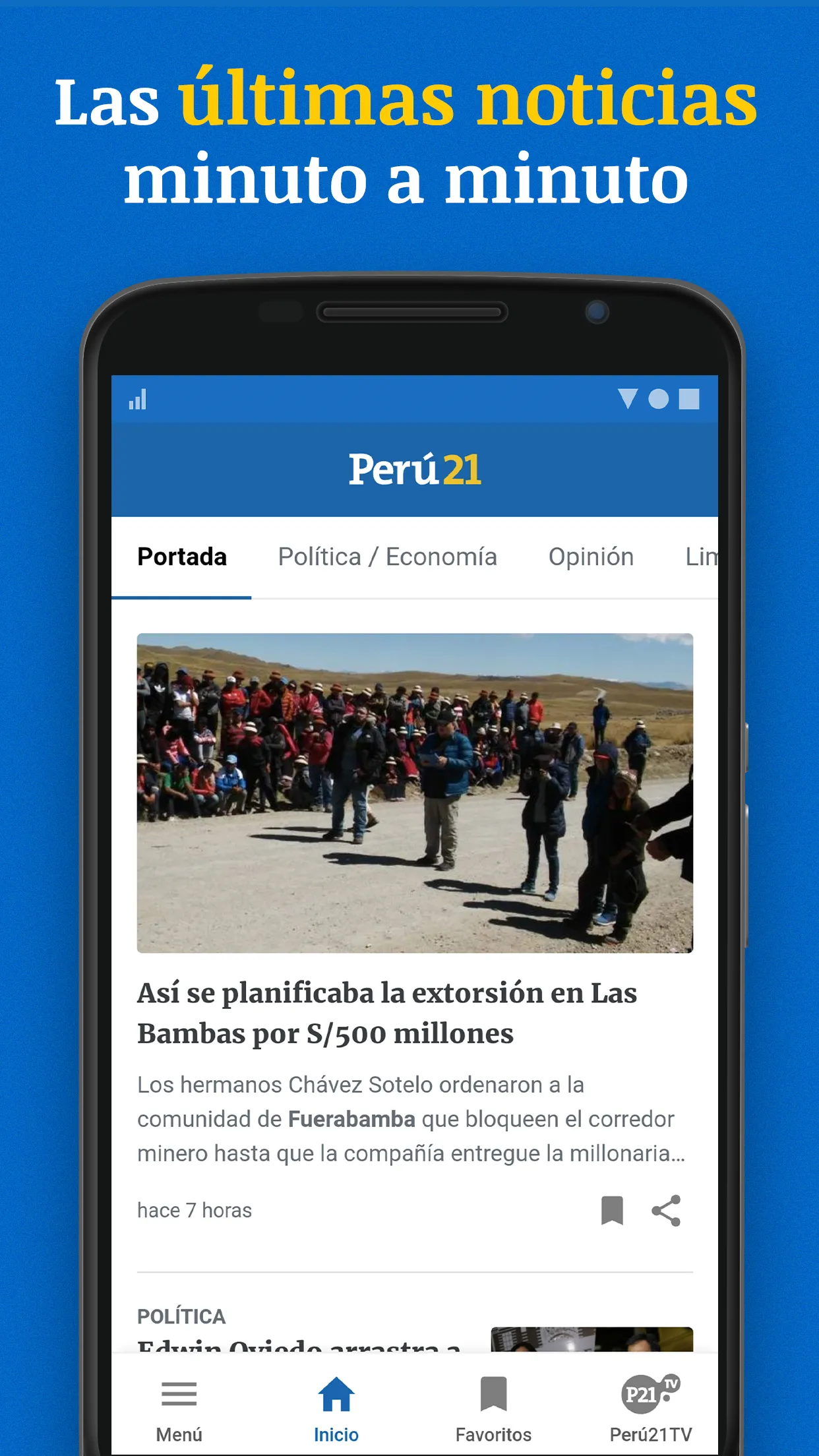 Perú21 | Indus Appstore | Screenshot