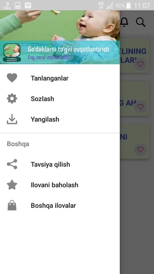 Go`daklarni to`g`ri oziqlantir | Indus Appstore | Screenshot