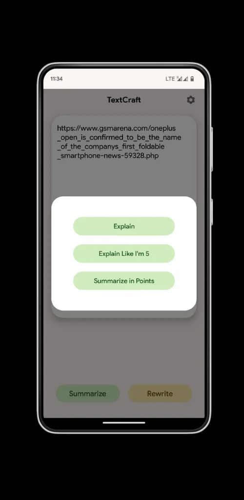 TextCraft - Summarize, Rewrite | Indus Appstore | Screenshot