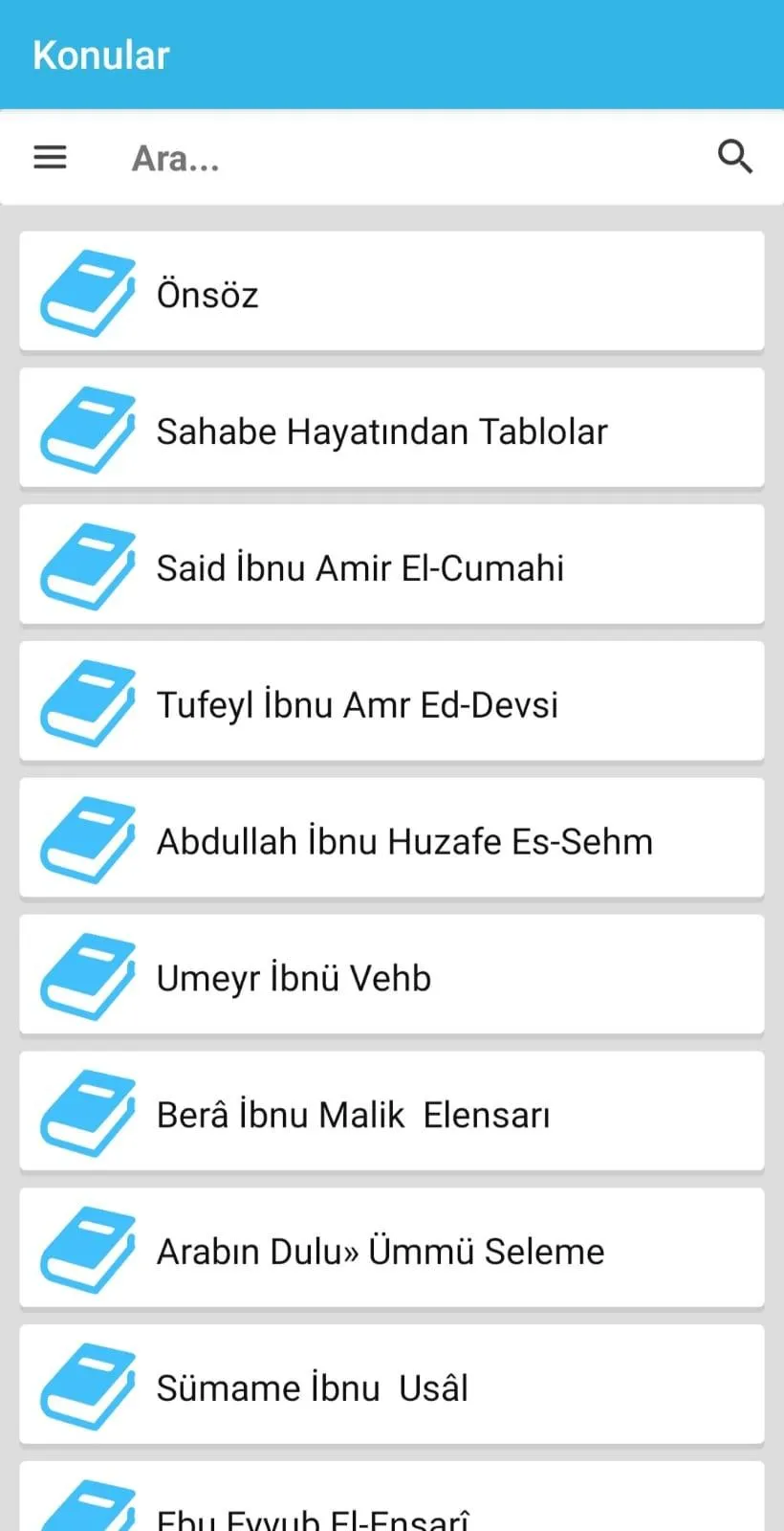 Sahabe Hayatından  Tablolar | Indus Appstore | Screenshot