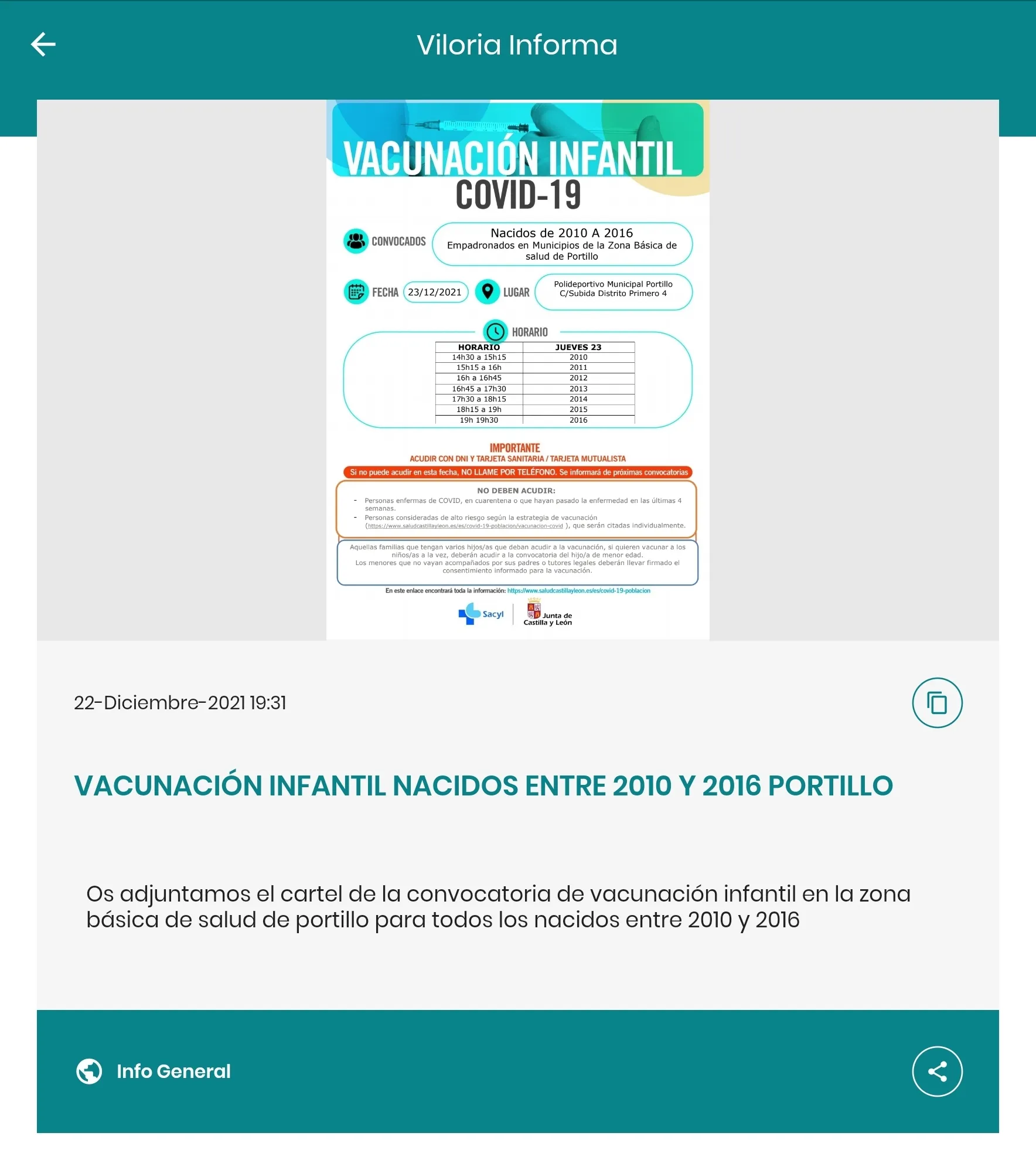 Viloria Informa | Indus Appstore | Screenshot