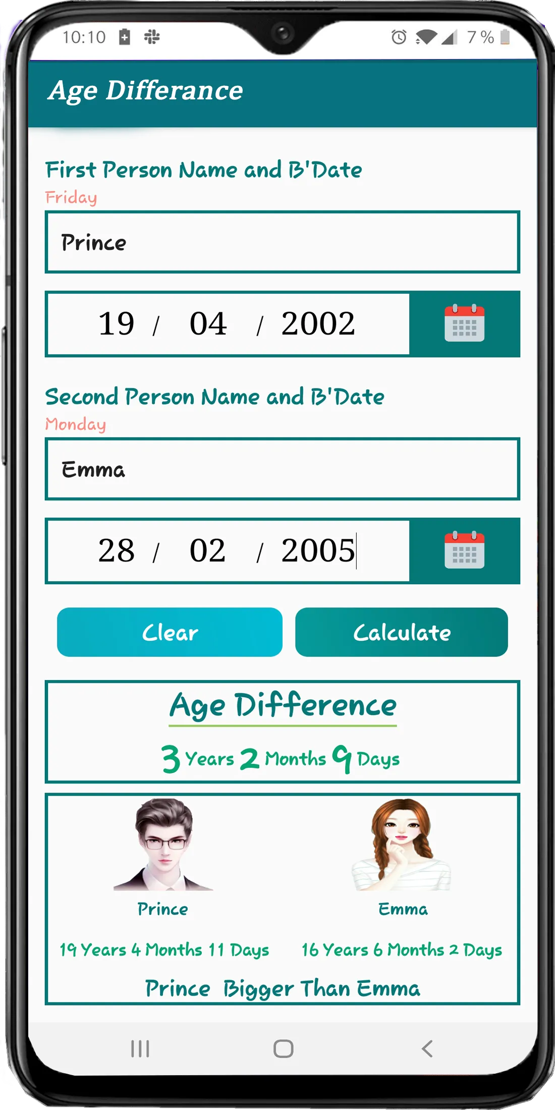 Age Calculator | Indus Appstore | Screenshot