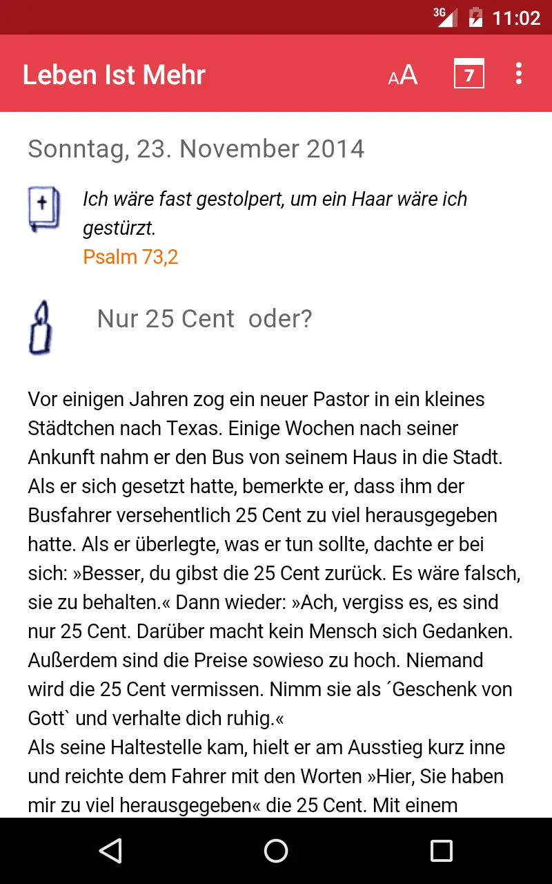 Leben ist mehr | Indus Appstore | Screenshot