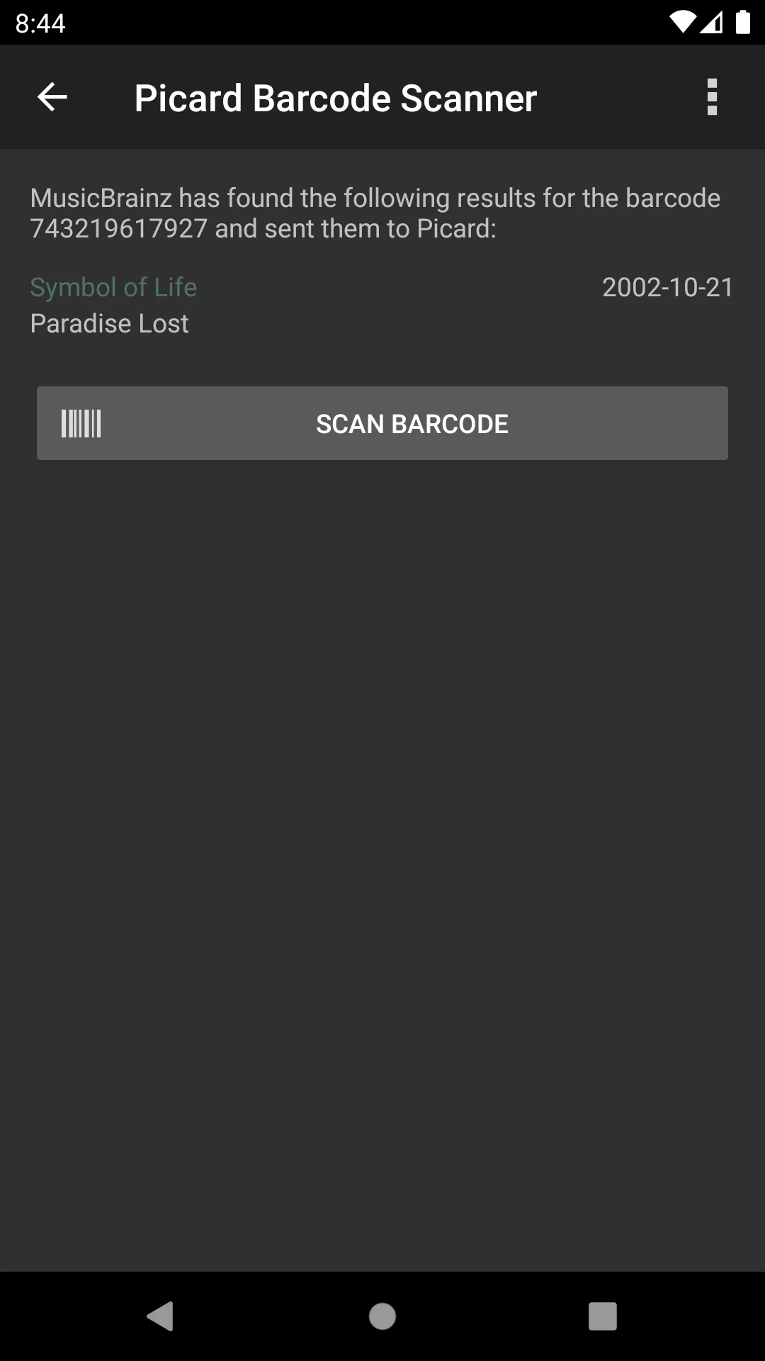 Picard Barcode Scanner | Indus Appstore | Screenshot