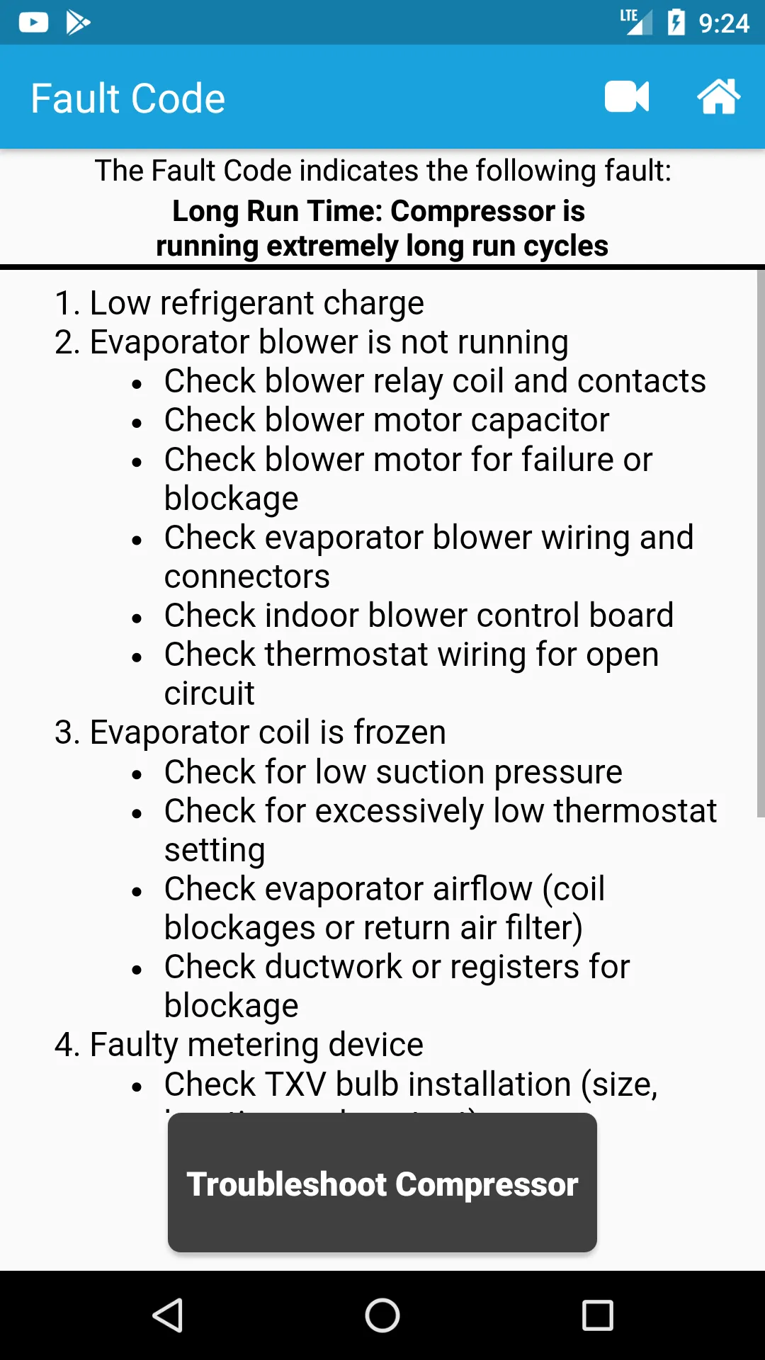 HVACR Fault Finder | Indus Appstore | Screenshot