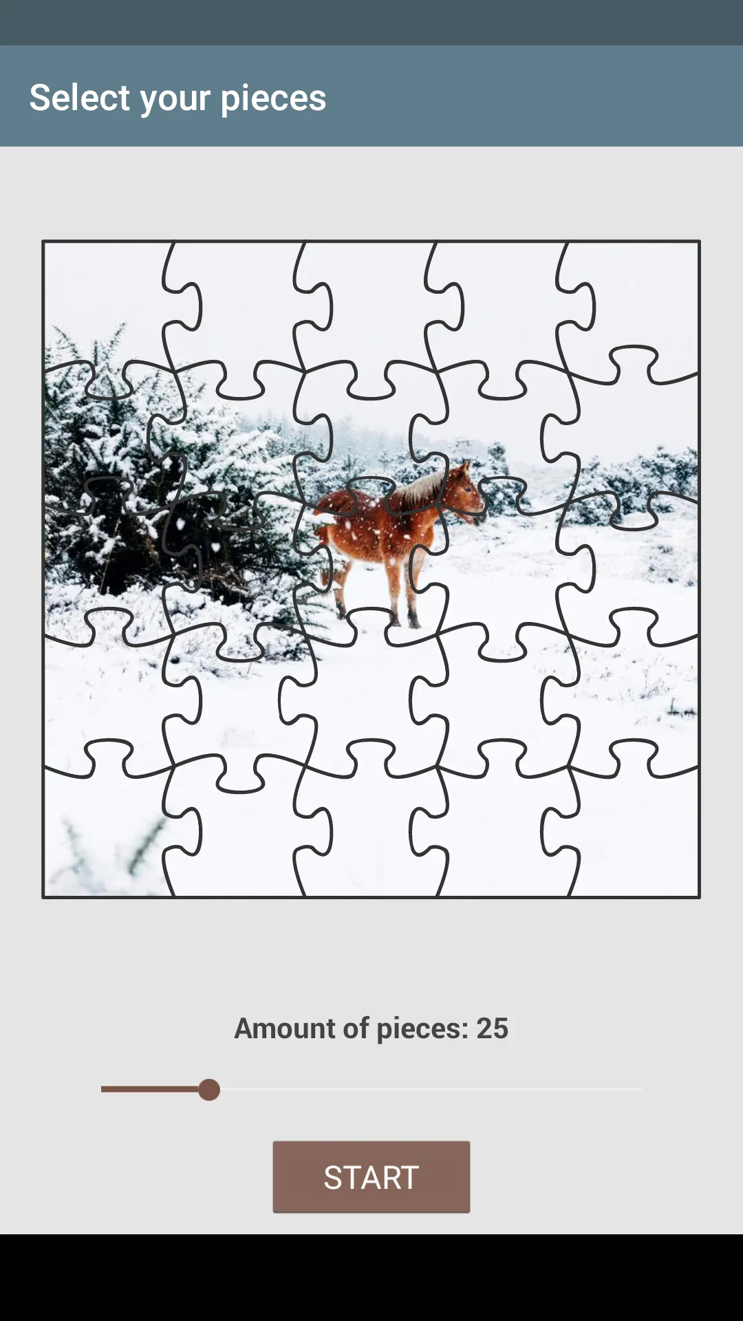 Winter puzzle | Indus Appstore | Screenshot