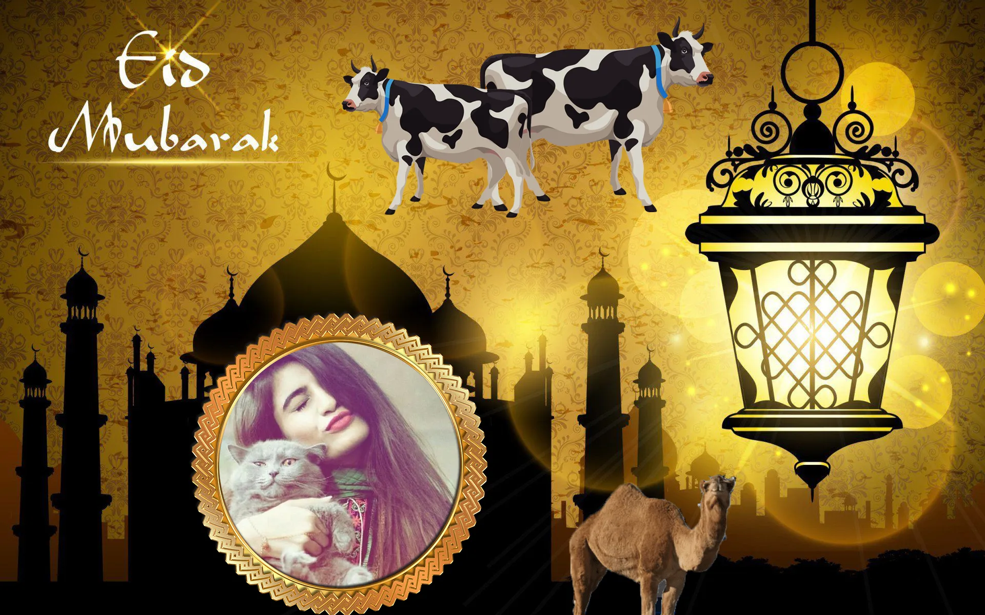 Bakra eid ul adha photo frame  | Indus Appstore | Screenshot