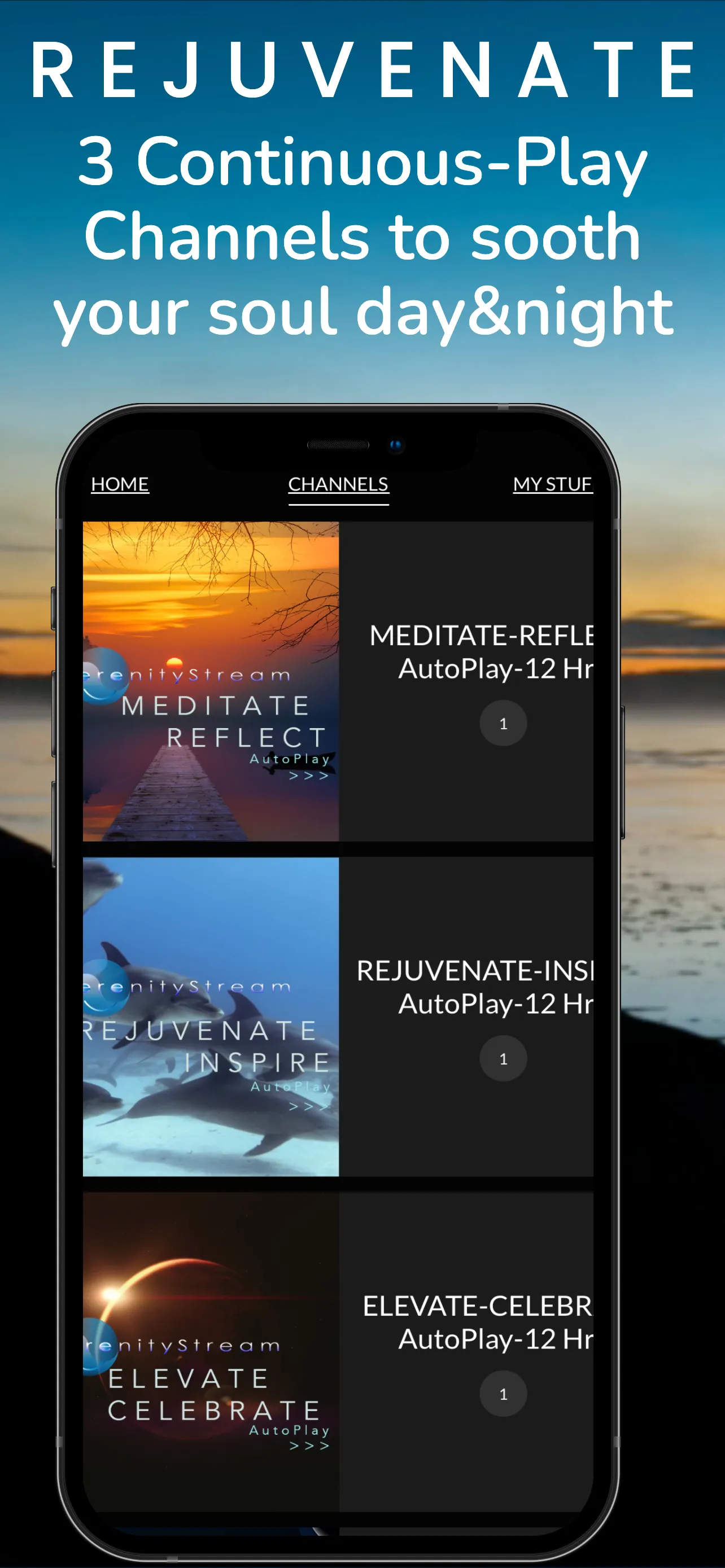 SerenityStream - Nature Sounds | Indus Appstore | Screenshot