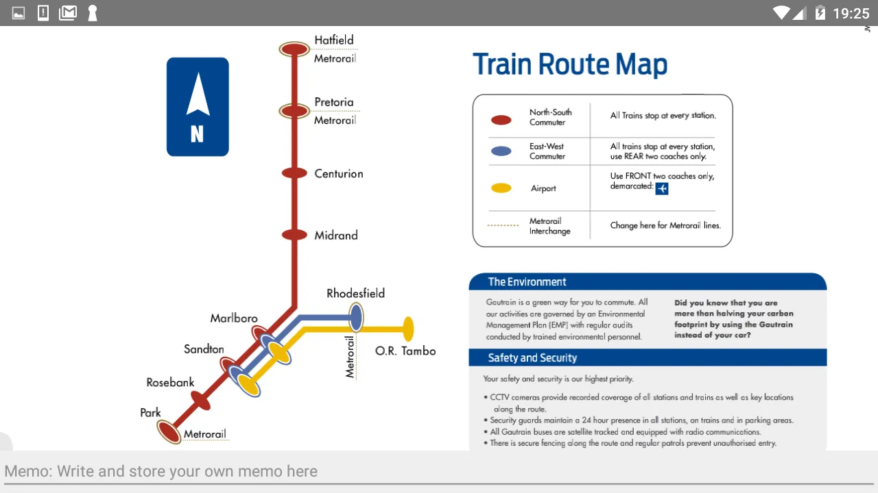 JOHANNESBURG GAUTRAIN MAP | Indus Appstore | Screenshot