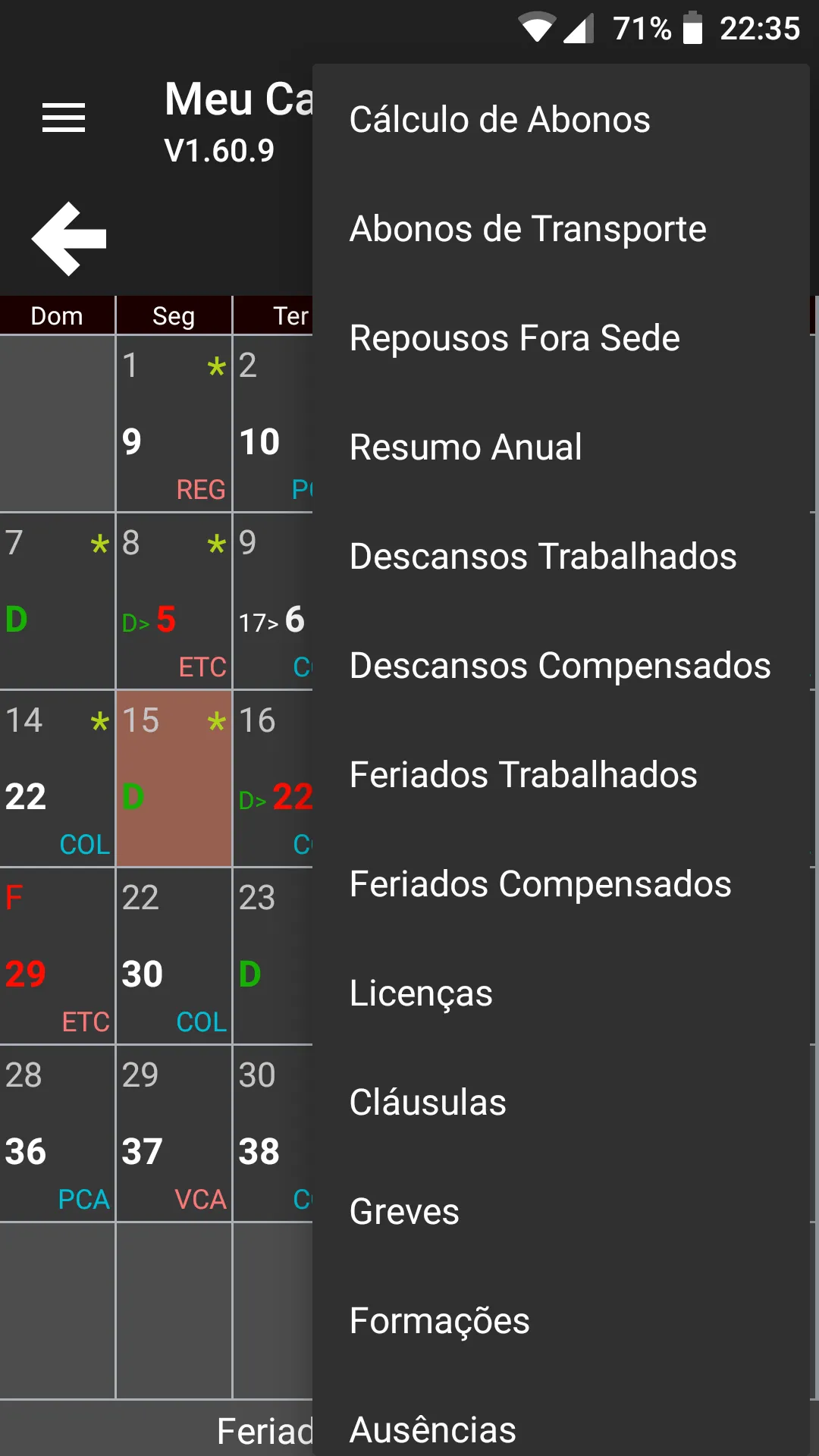 Meu Calendário CP | Indus Appstore | Screenshot