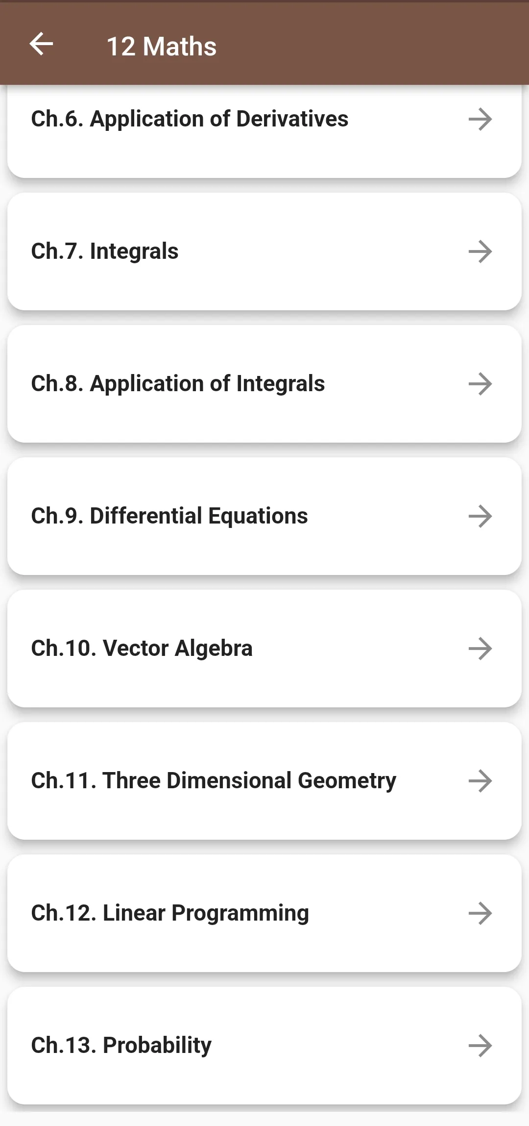 Class 12 Maths for 2023-24 | Indus Appstore | Screenshot