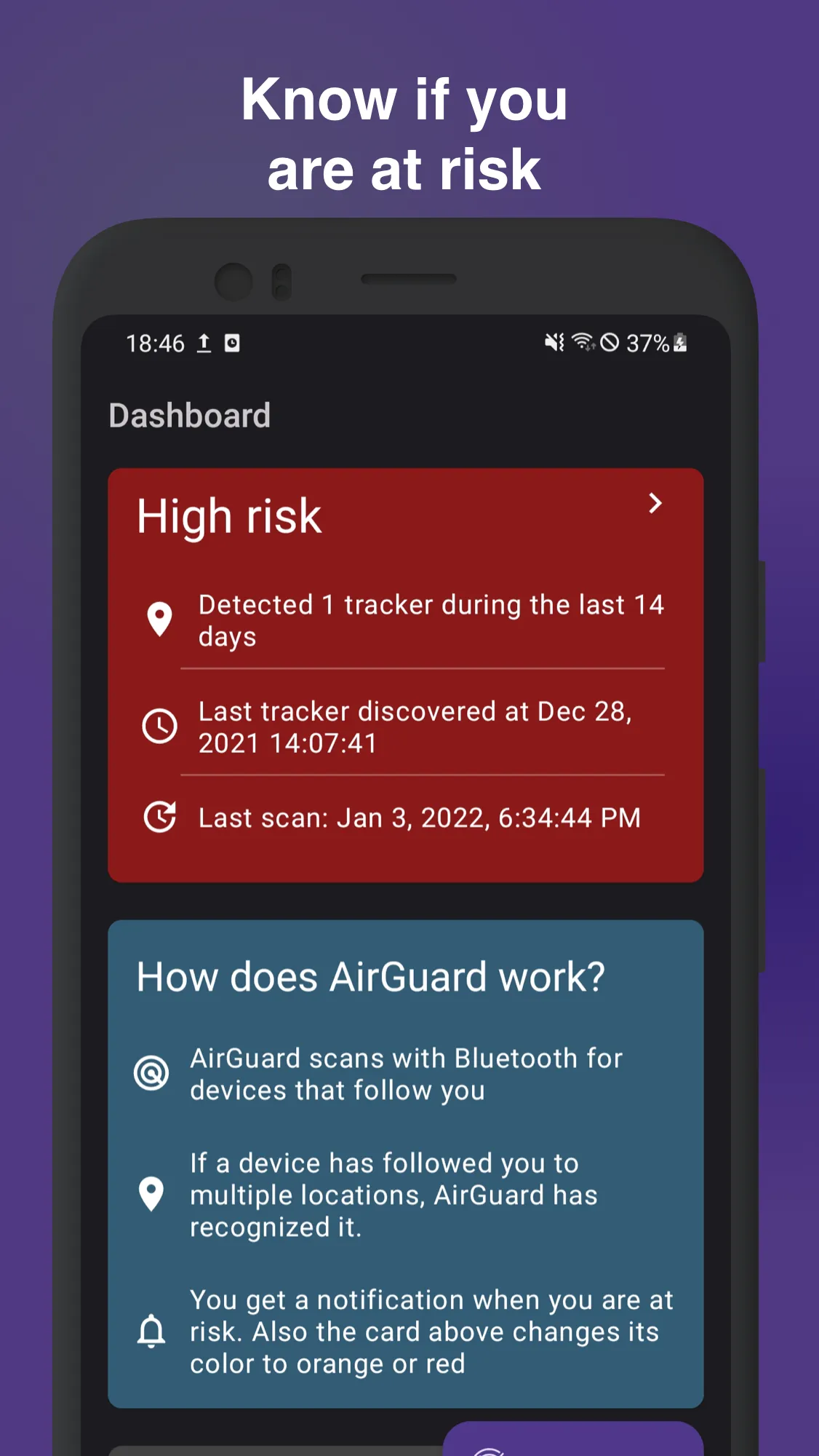 AirGuard - AirTag protection | Indus Appstore | Screenshot