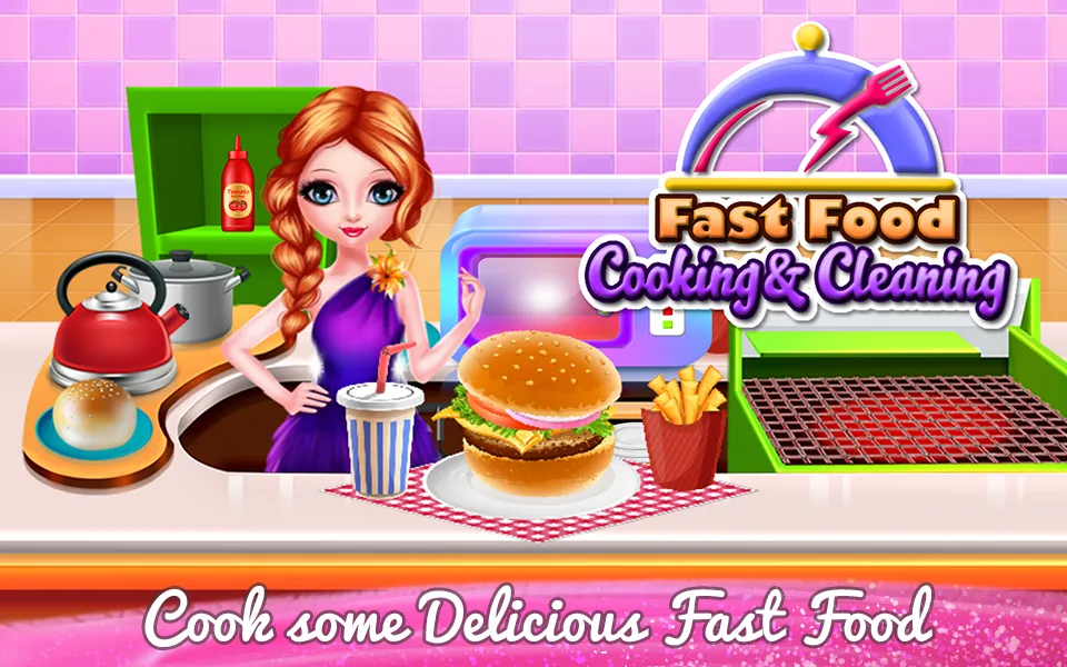 Fast Food Cooking and Cleaning | Indus Appstore | Screenshot