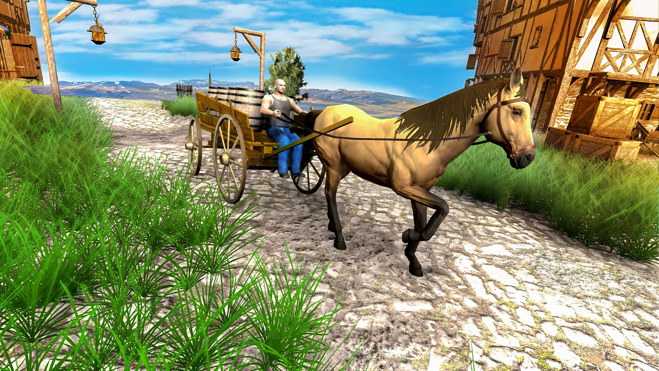 Horse Cart Transport Driving | Indus Appstore | Screenshot