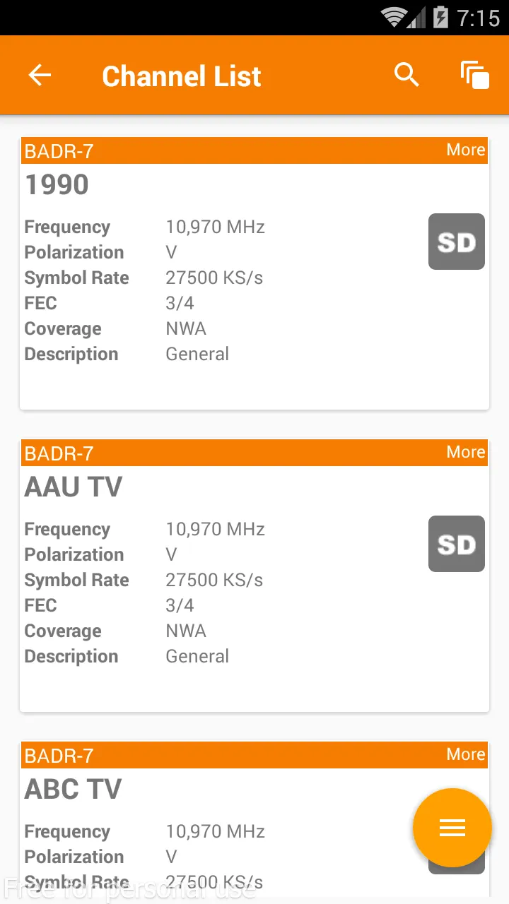 ArabSat Frequency List | Indus Appstore | Screenshot