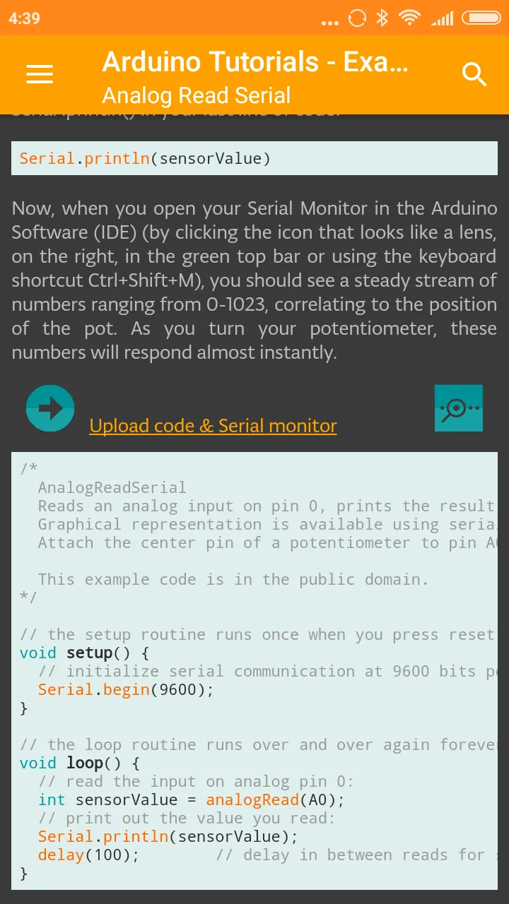 Arduino Tutorials - Examples | Indus Appstore | Screenshot